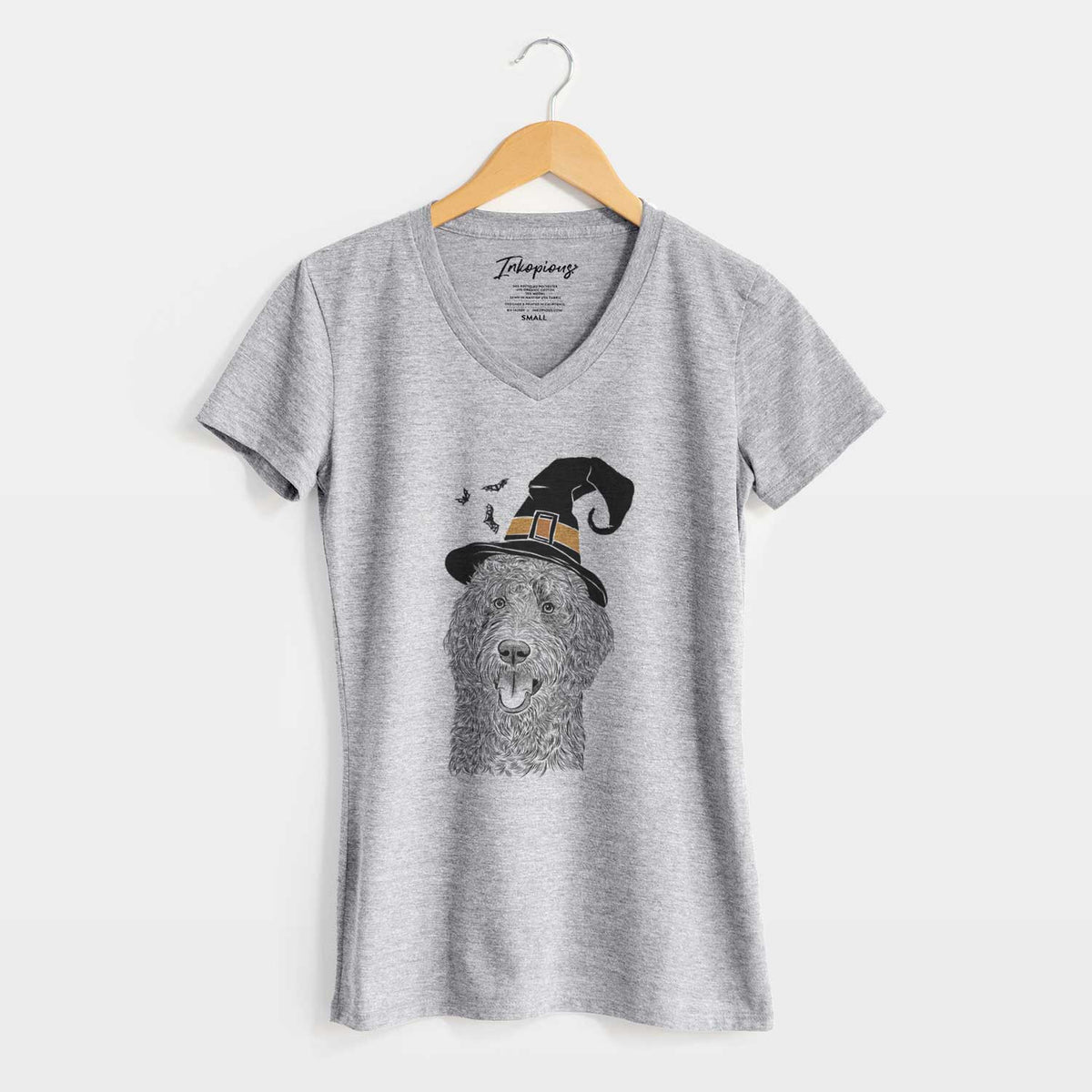 Witch Murr Dog the Labradoodle - Women's V-neck Shirt