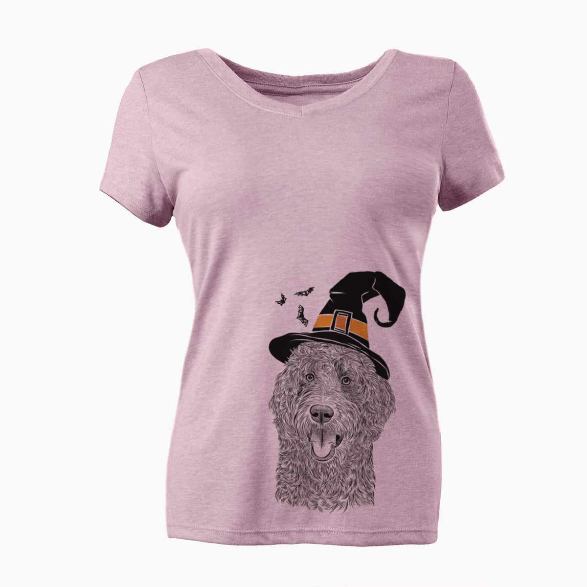 Witch Murr Dog the Labradoodle - Women's V-neck Shirt