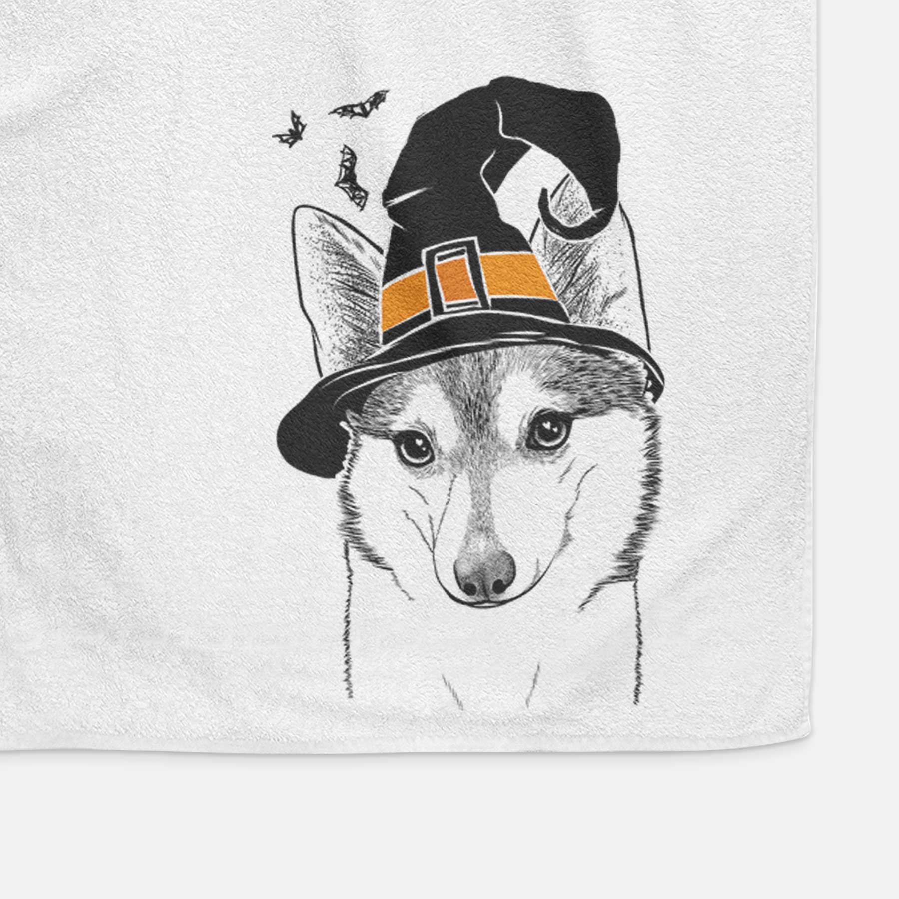 Nami the Alaskan Klee Kai Decorative Hand Towel