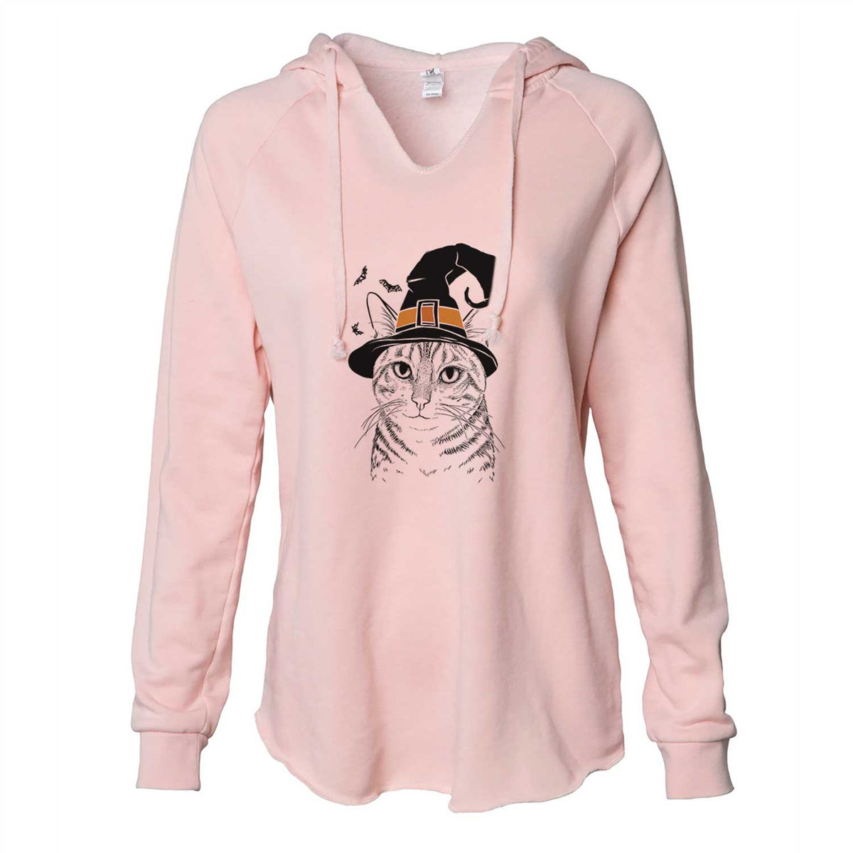 Witch Nell the Tabby Cat - Cali Wave Hooded Sweatshirt