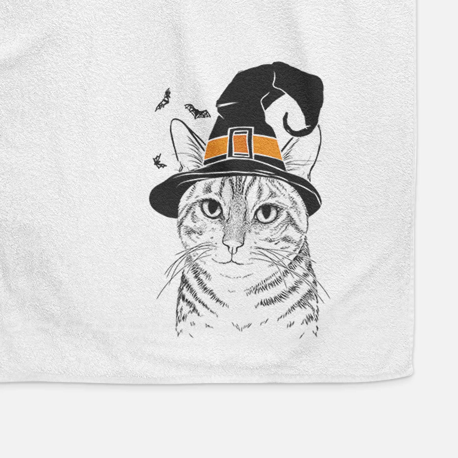 Nell the Tabby Cat Decorative Hand Towel