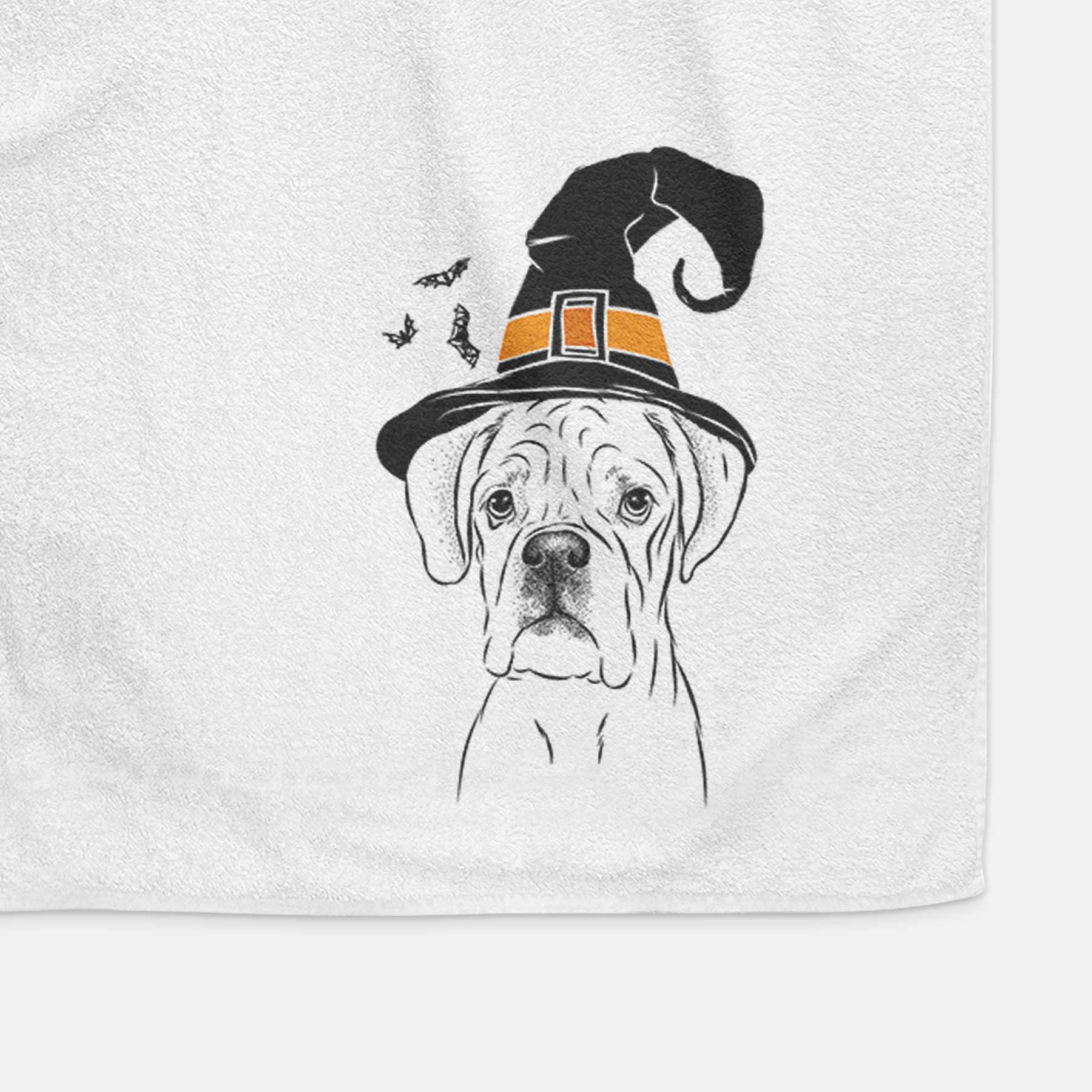 Nelly the Boxer Decorative Hand Towel