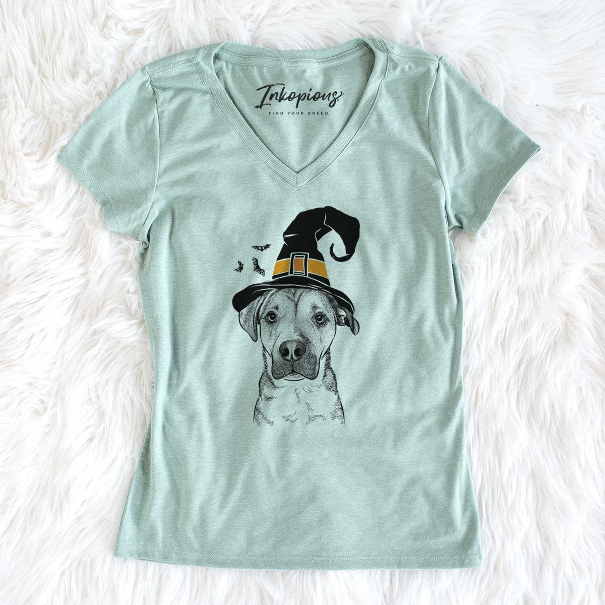 Witch Nemo the Mixed Breed - Women's V-neck Shirt