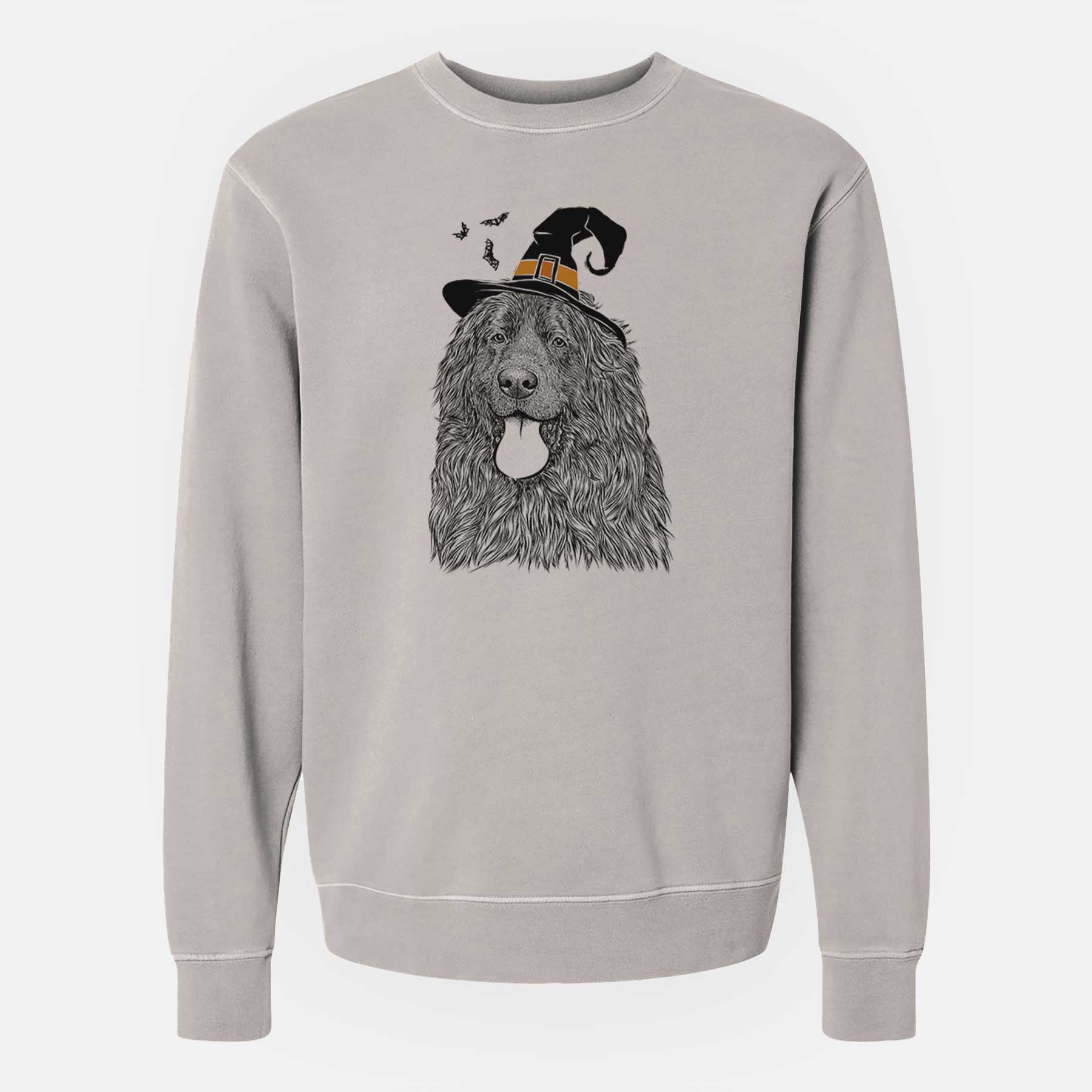 Witch Neptune the Newfoundland - Unisex Pigment Dyed Crew Sweatshirt