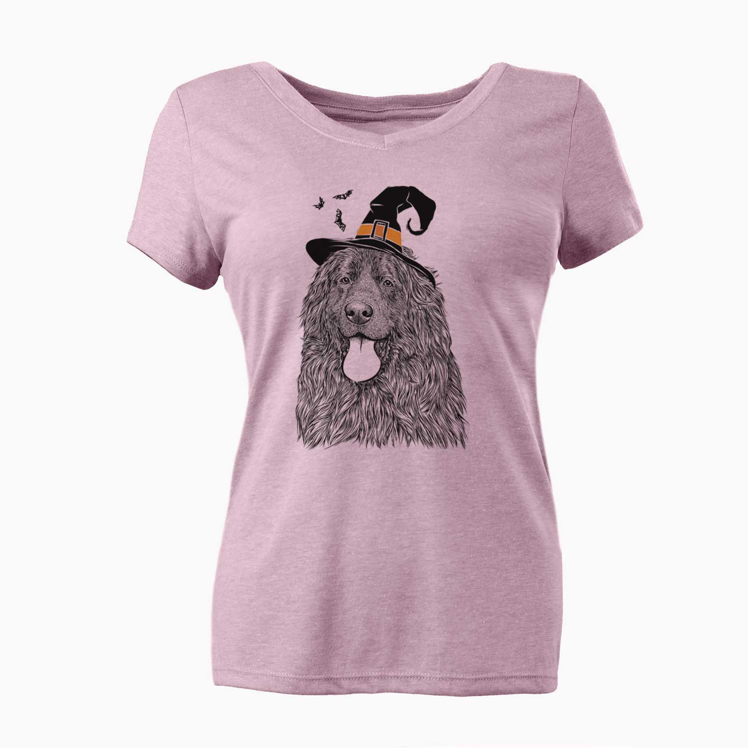 Witch Neptune the Newfoundland - Women's V-neck Shirt