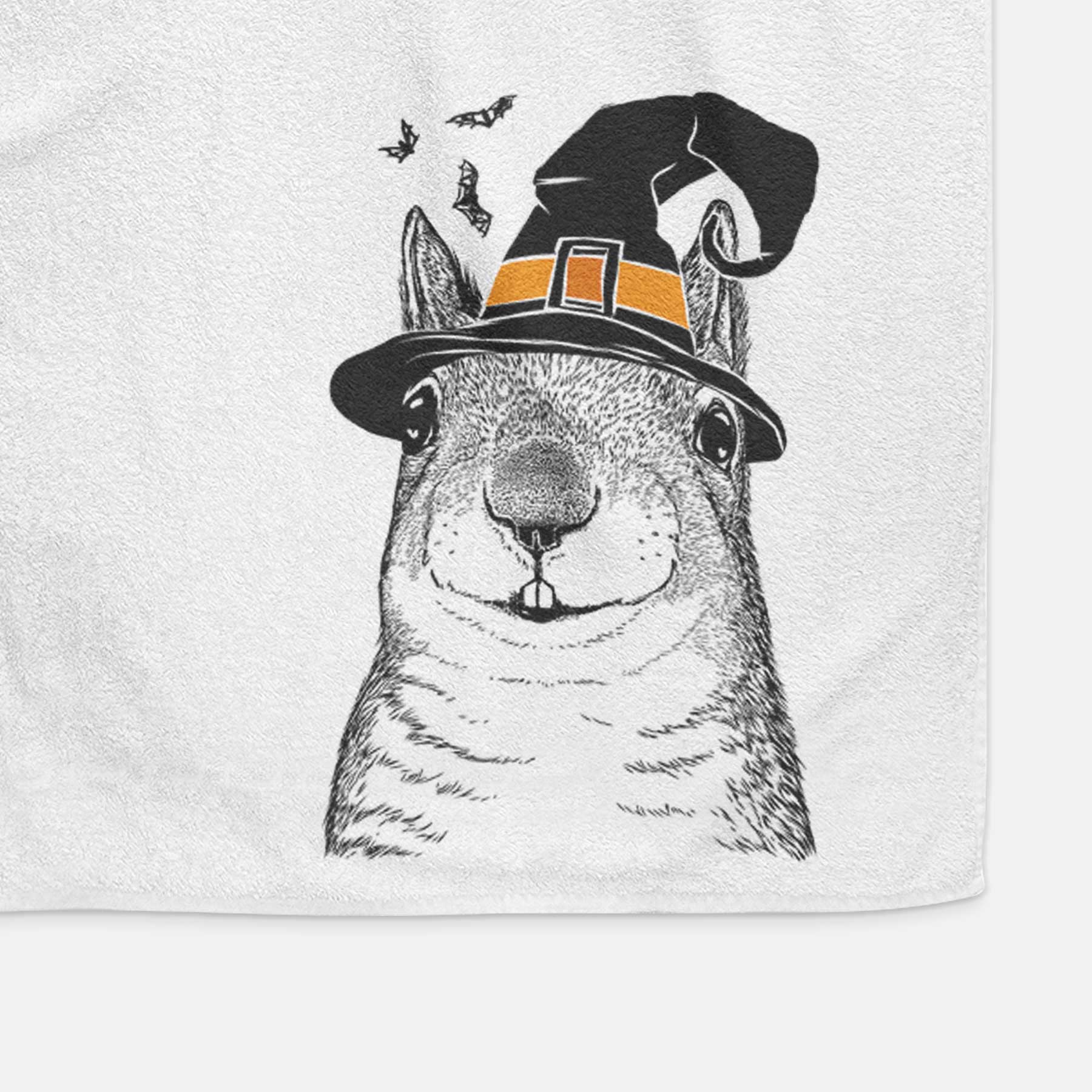 Nibbles the Squirrel Decorative Hand Towel