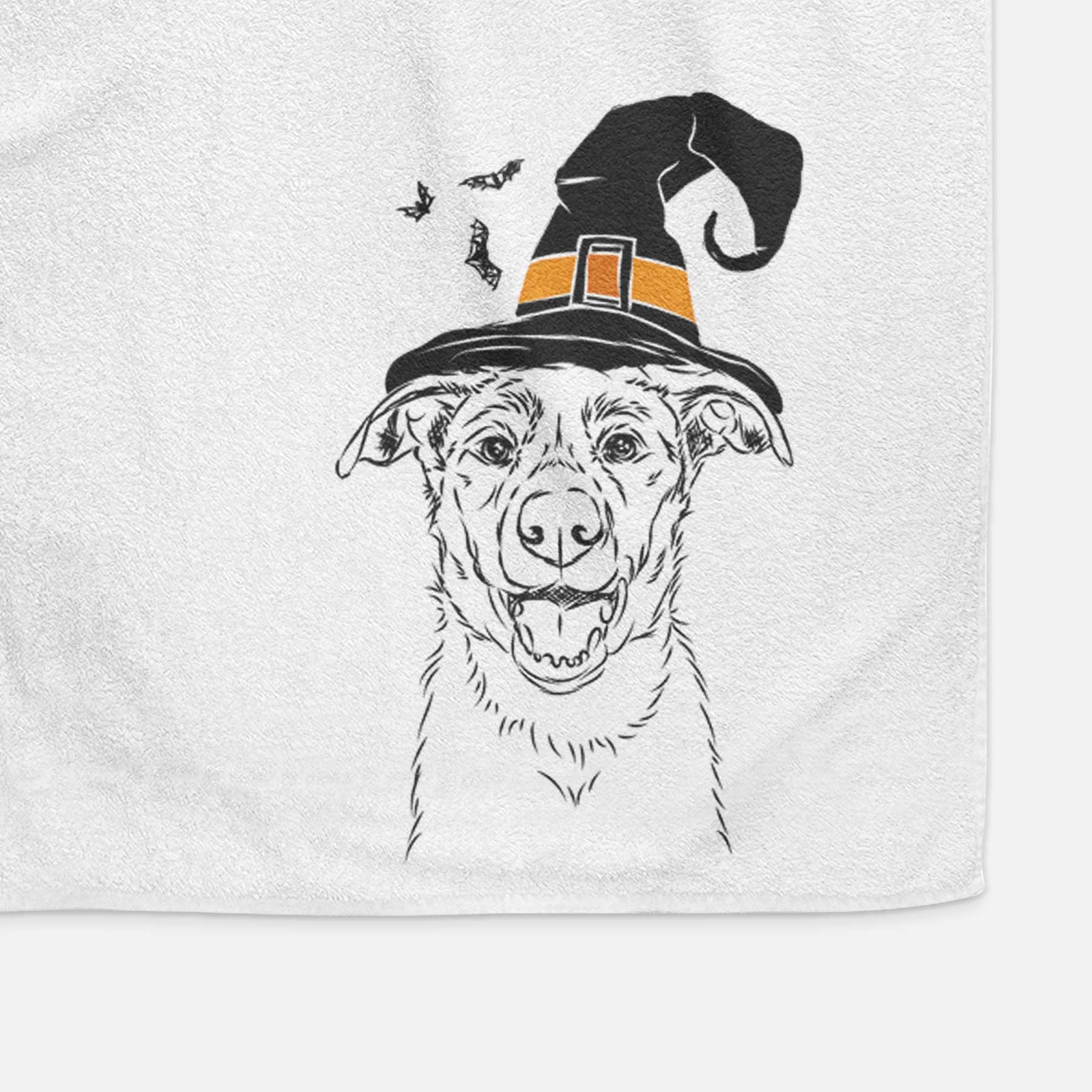 Noah the Border Collie Decorative Hand Towel