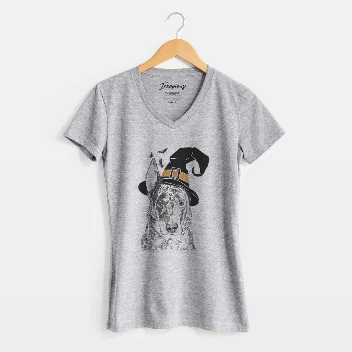 Witch Nori the Beauceron - Women's V-neck Shirt