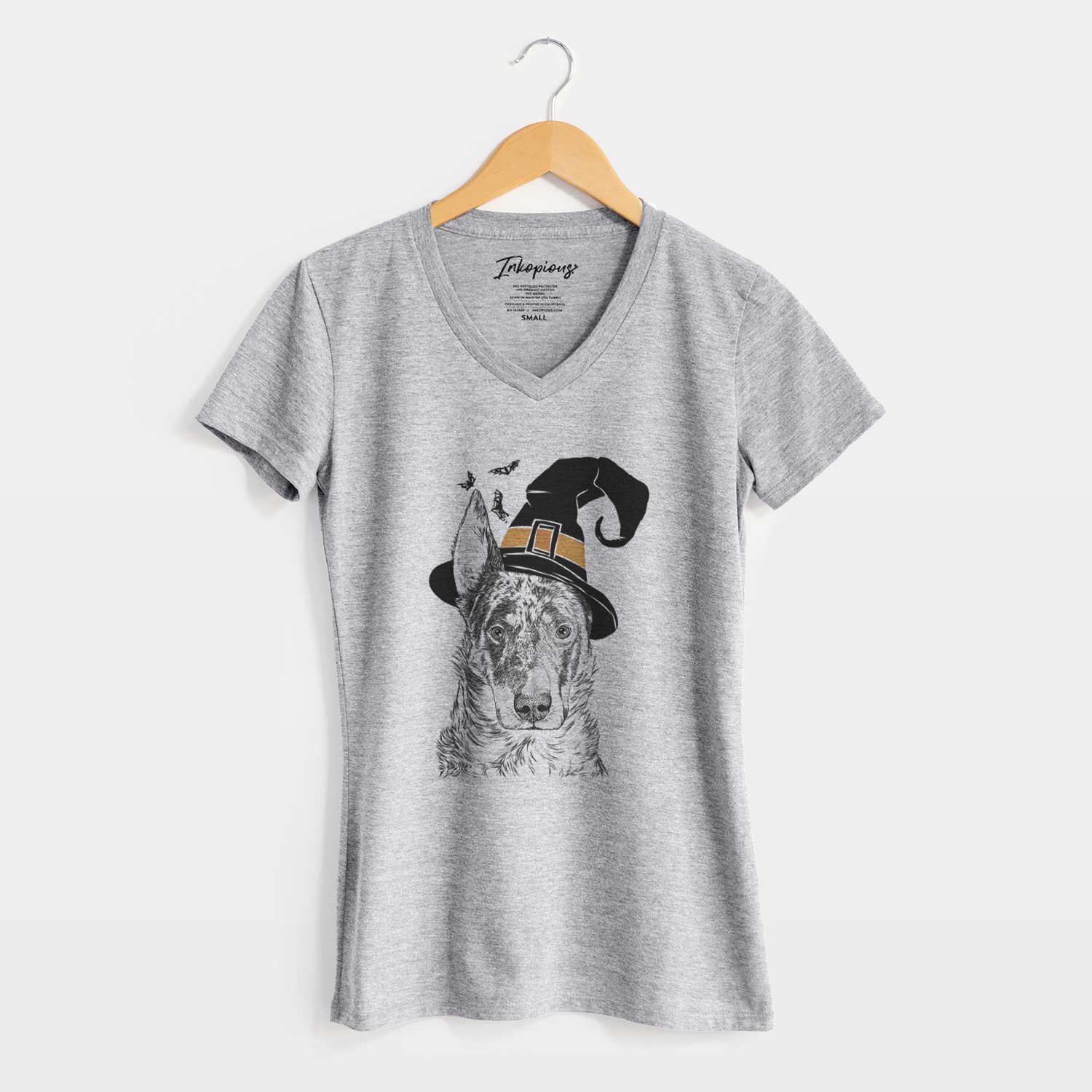 Witch Nori the Beauceron - Women's V-neck Shirt
