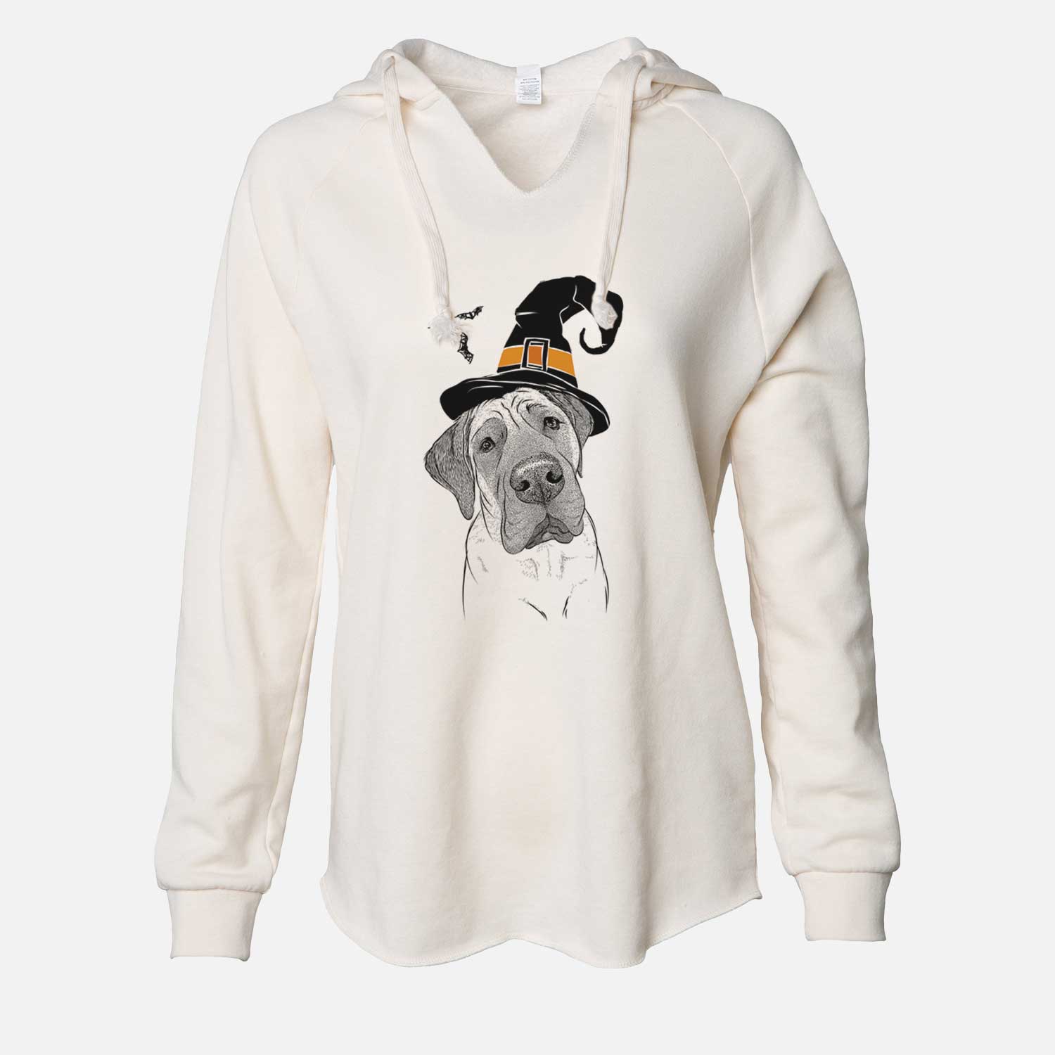 Witch Nutterbutter the English Mastiff - Cali Wave Hooded Sweatshirt