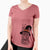 Witch Nyx the German Shepherd - Women's V-neck Shirt