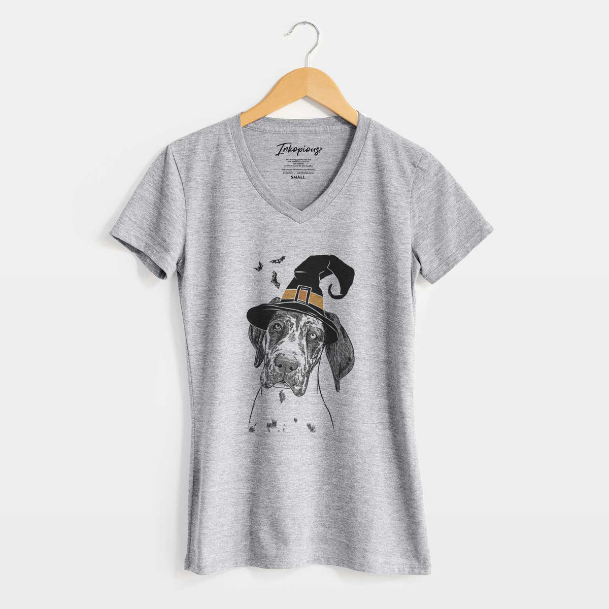 Witch Nyx the Great Dane - Women's V-neck Shirt