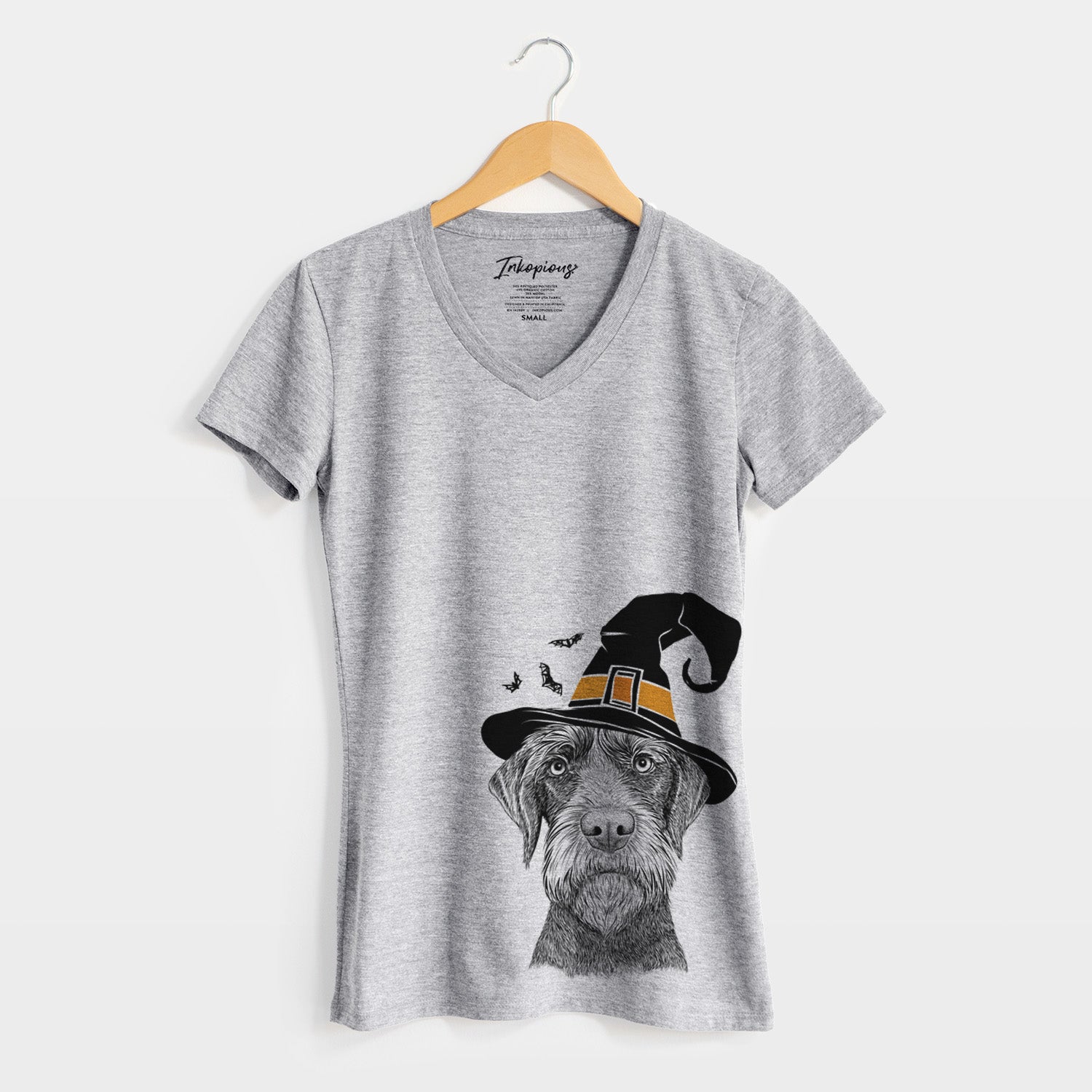 Witch Oakley the Pudelpointer - Women's Perfect V-neck Shirt