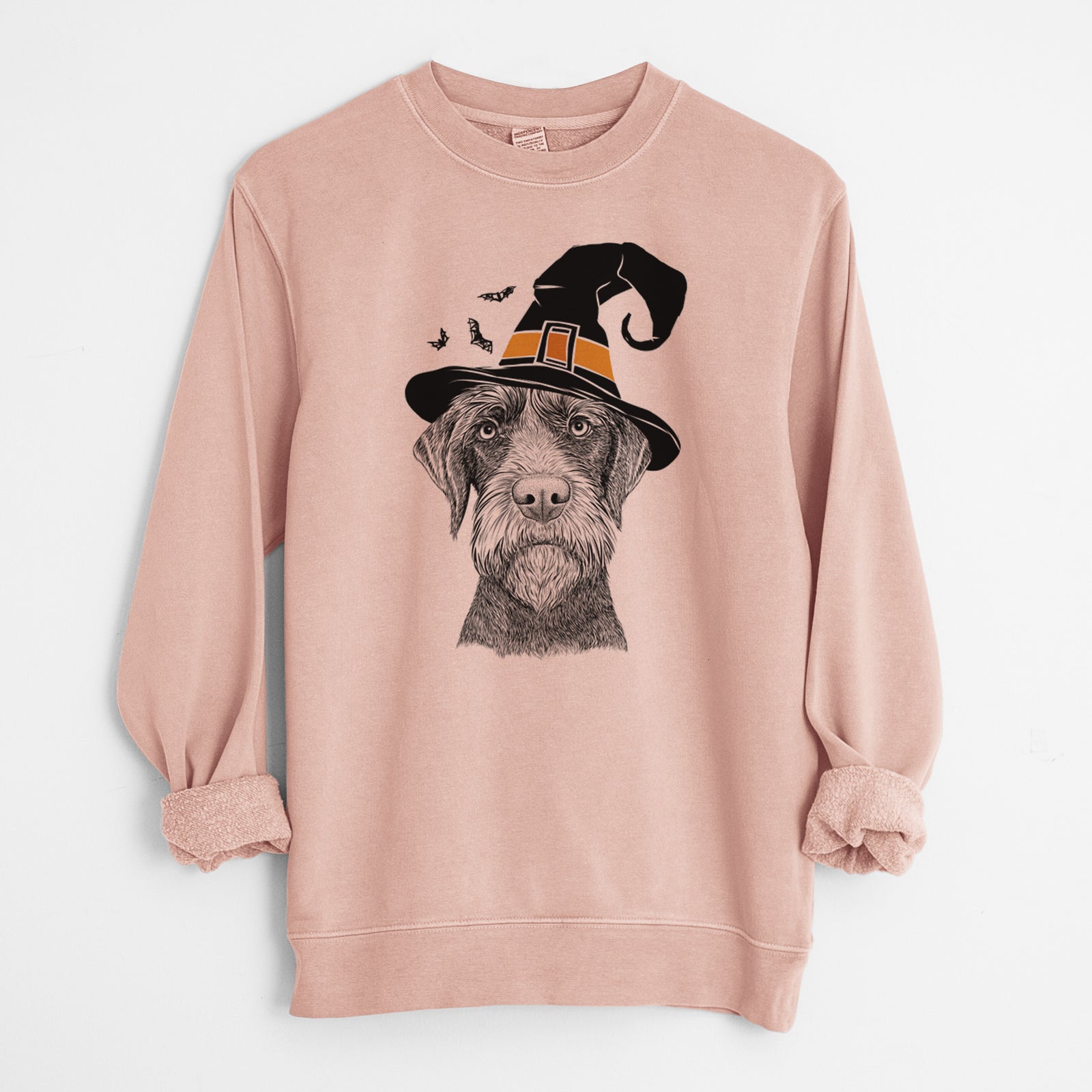 Witch Oakley the Pudelpointer - Unisex Pigment Dyed Crew Sweatshirt