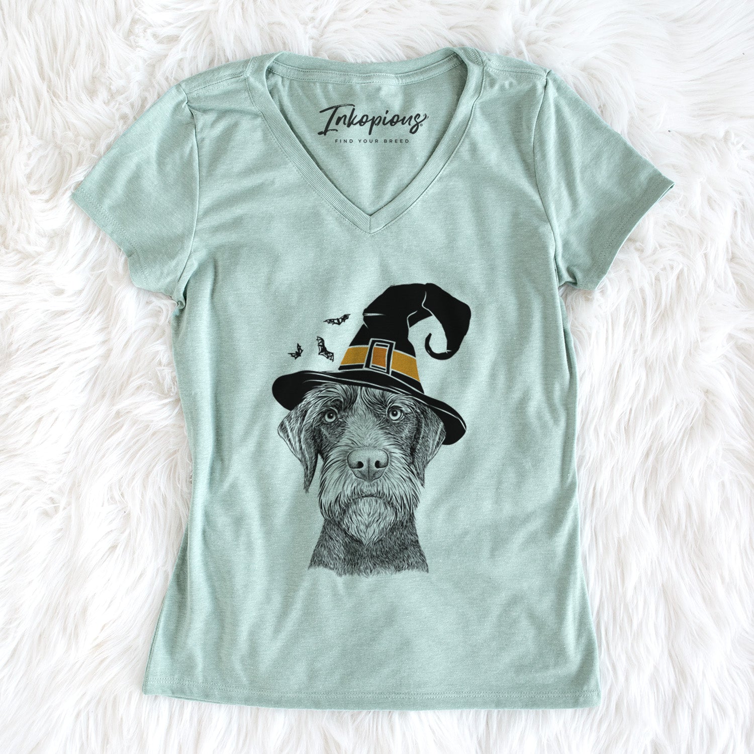 Witch Oakley the Pudelpointer - Women's Perfect V-neck Shirt