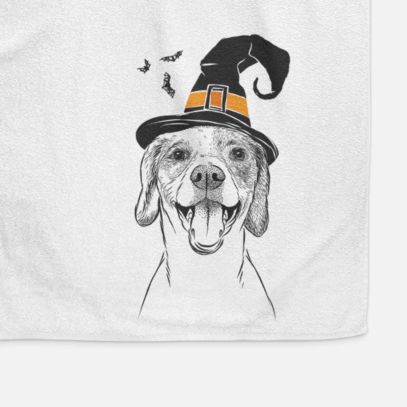 Obi the Beagle Mix Decorative Hand Towel