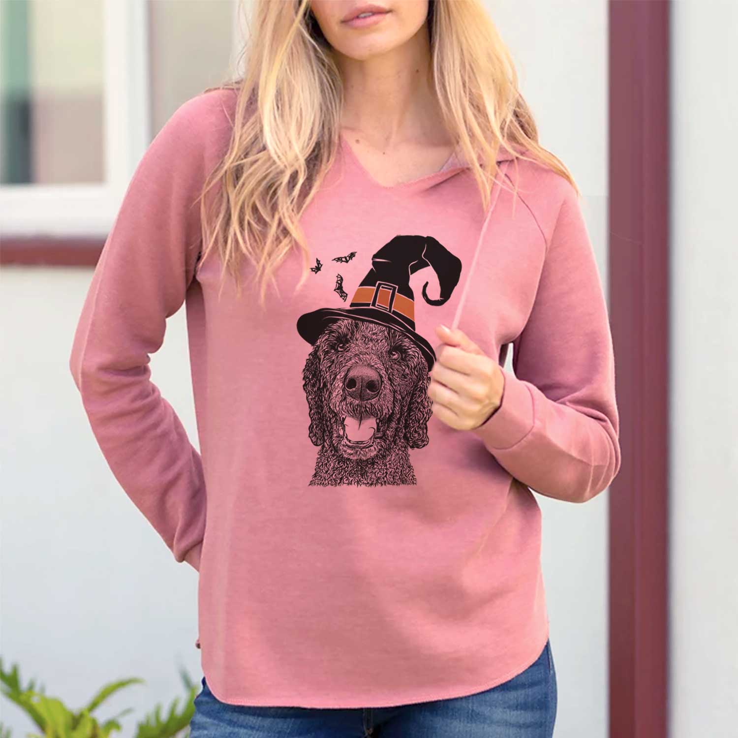 Witch Obi James the Goldendoodle - Cali Wave Hooded Sweatshirt