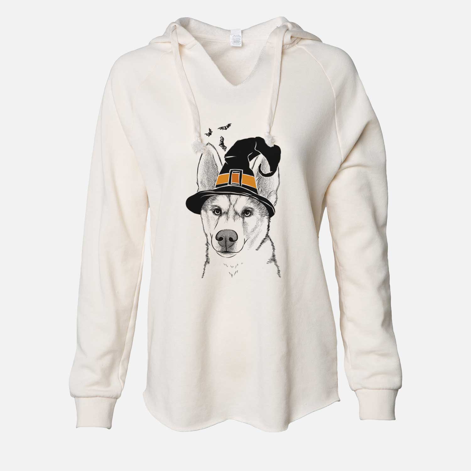 Witch Odin the Siberian Husky - Cali Wave Hooded Sweatshirt