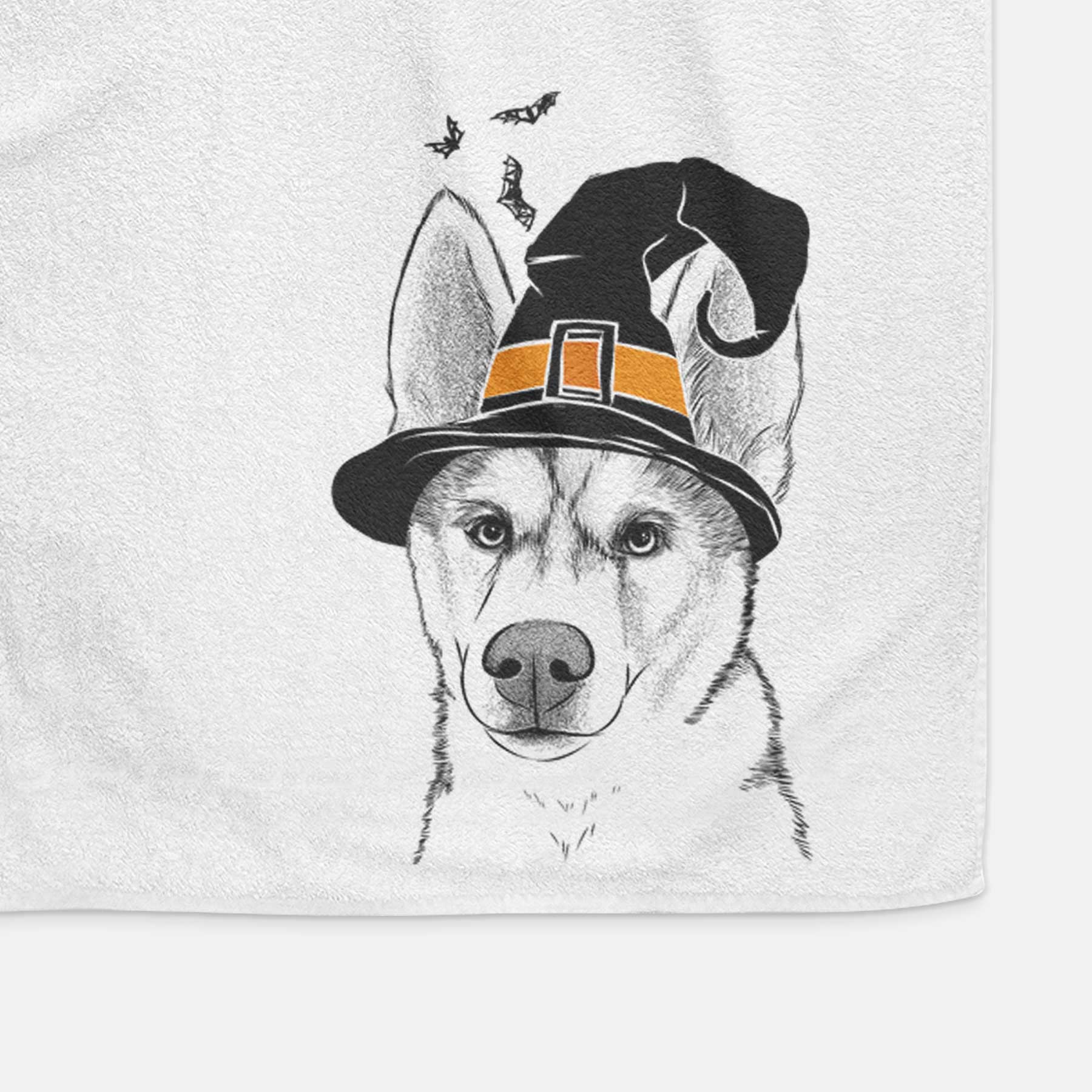 Odin the Siberian Husky Decorative Hand Towel