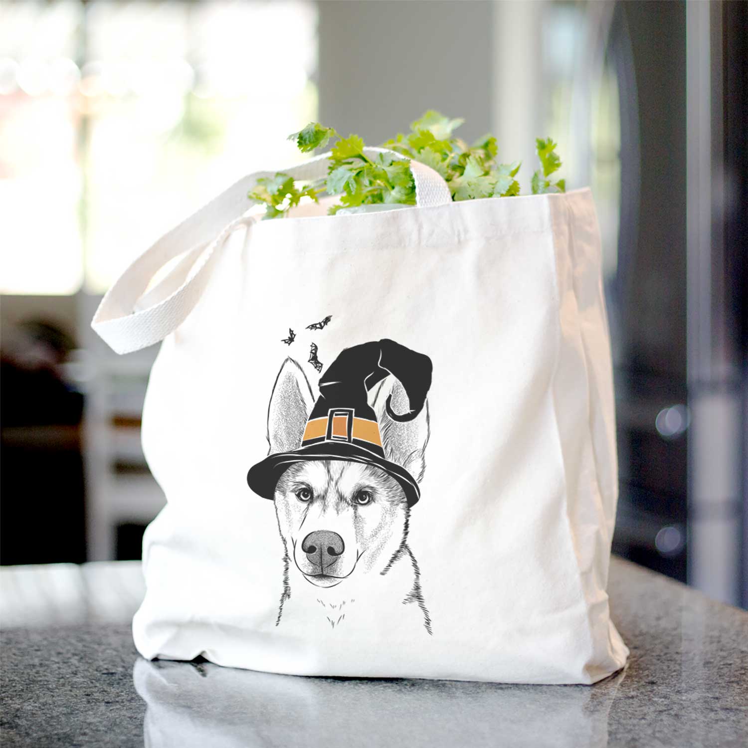 Odin the Siberian Husky - Tote Bag