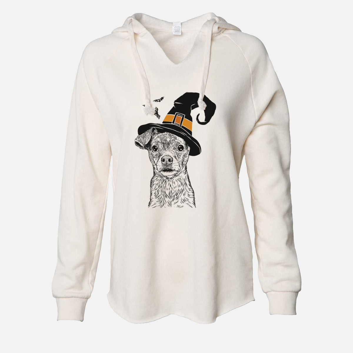 Witch Olive the Mixed Breed - Cali Wave Hooded Sweatshirt