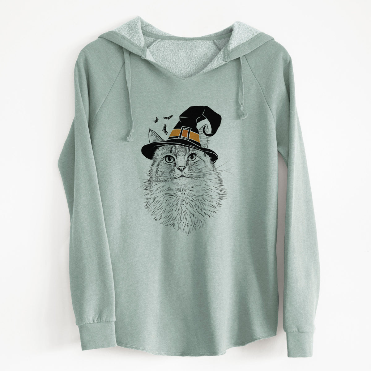 Witch Olive the Cat - Cali Wave Hooded Sweatshirt