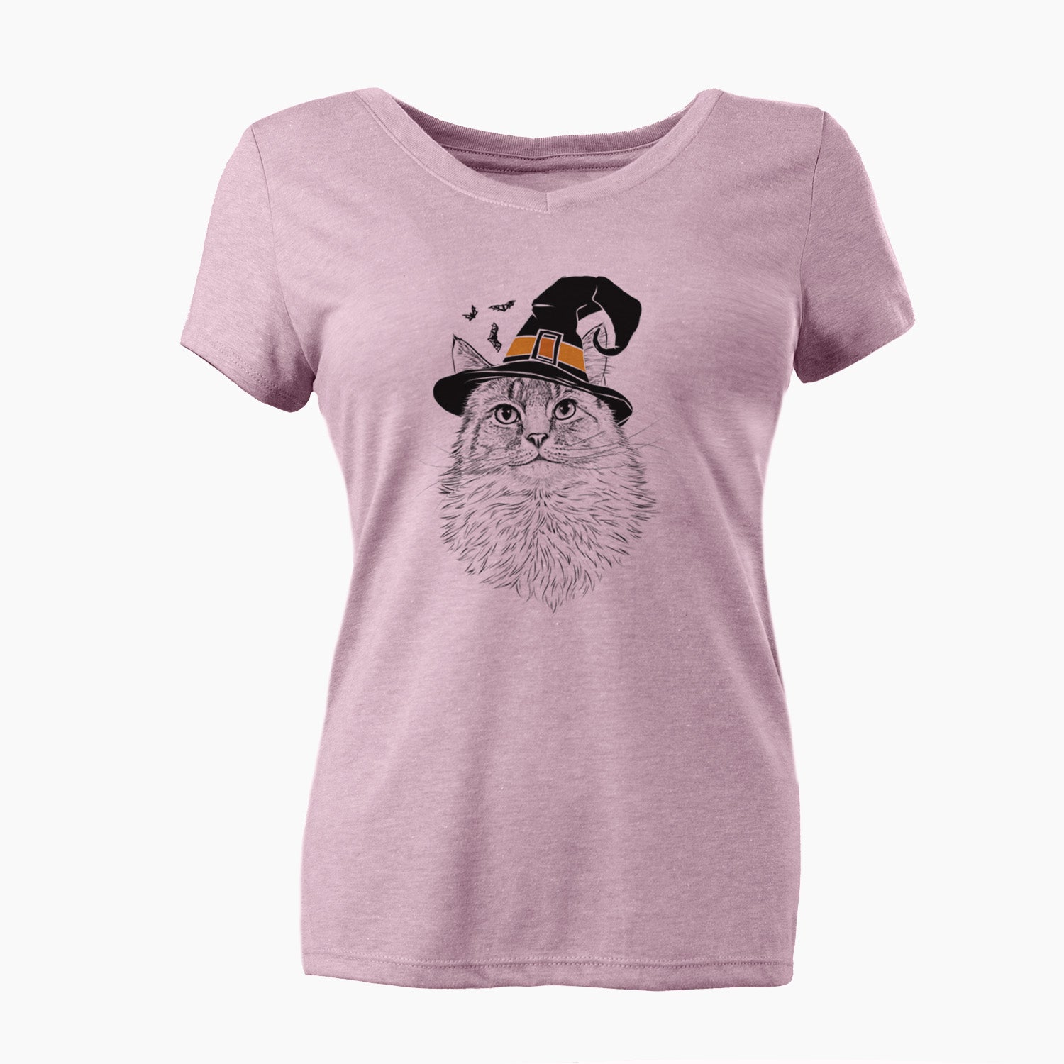 Witch Olive the Cat - Women's Perfect V-neck Shirt