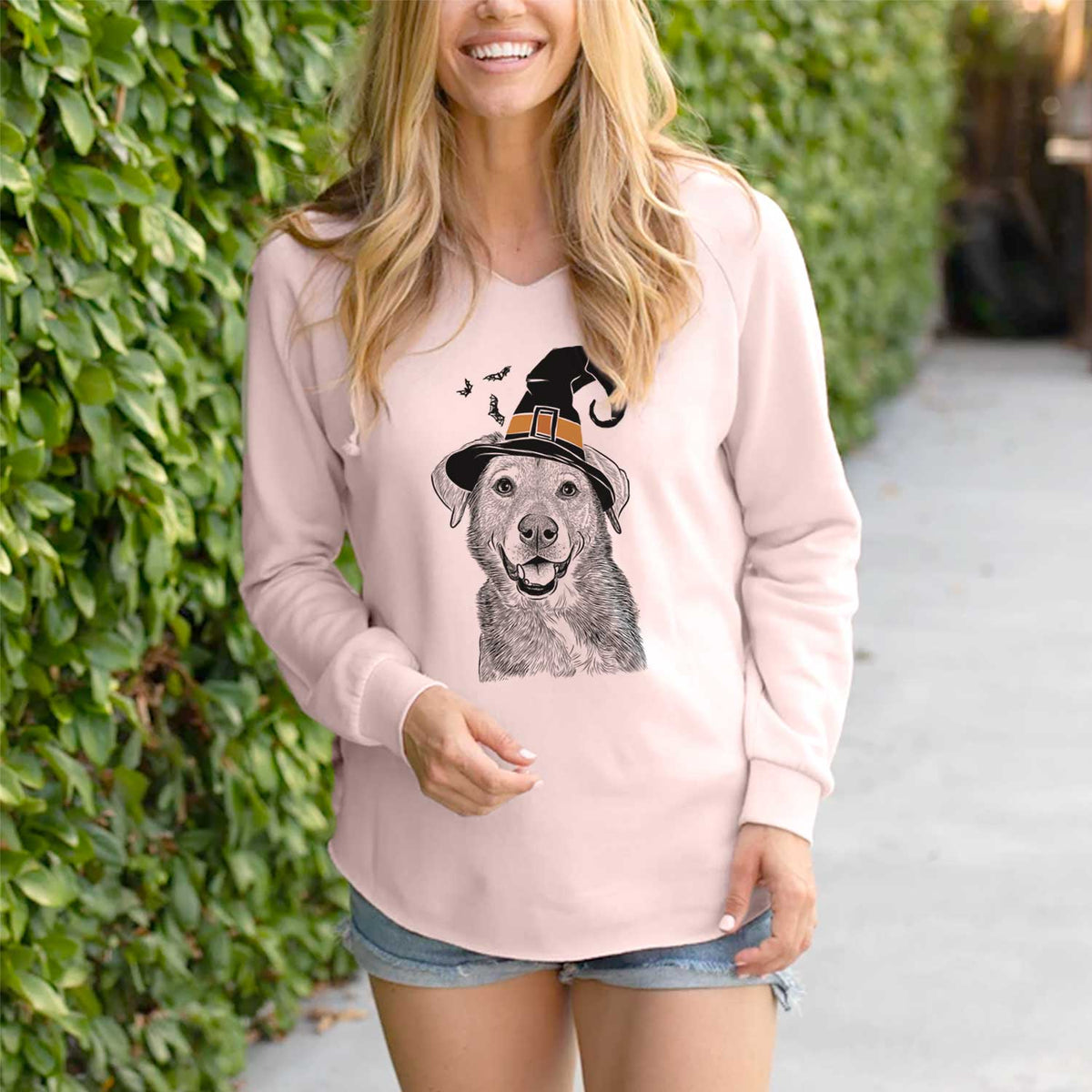 Witch Oliver the Mixed Breed - Cali Wave Hooded Sweatshirt
