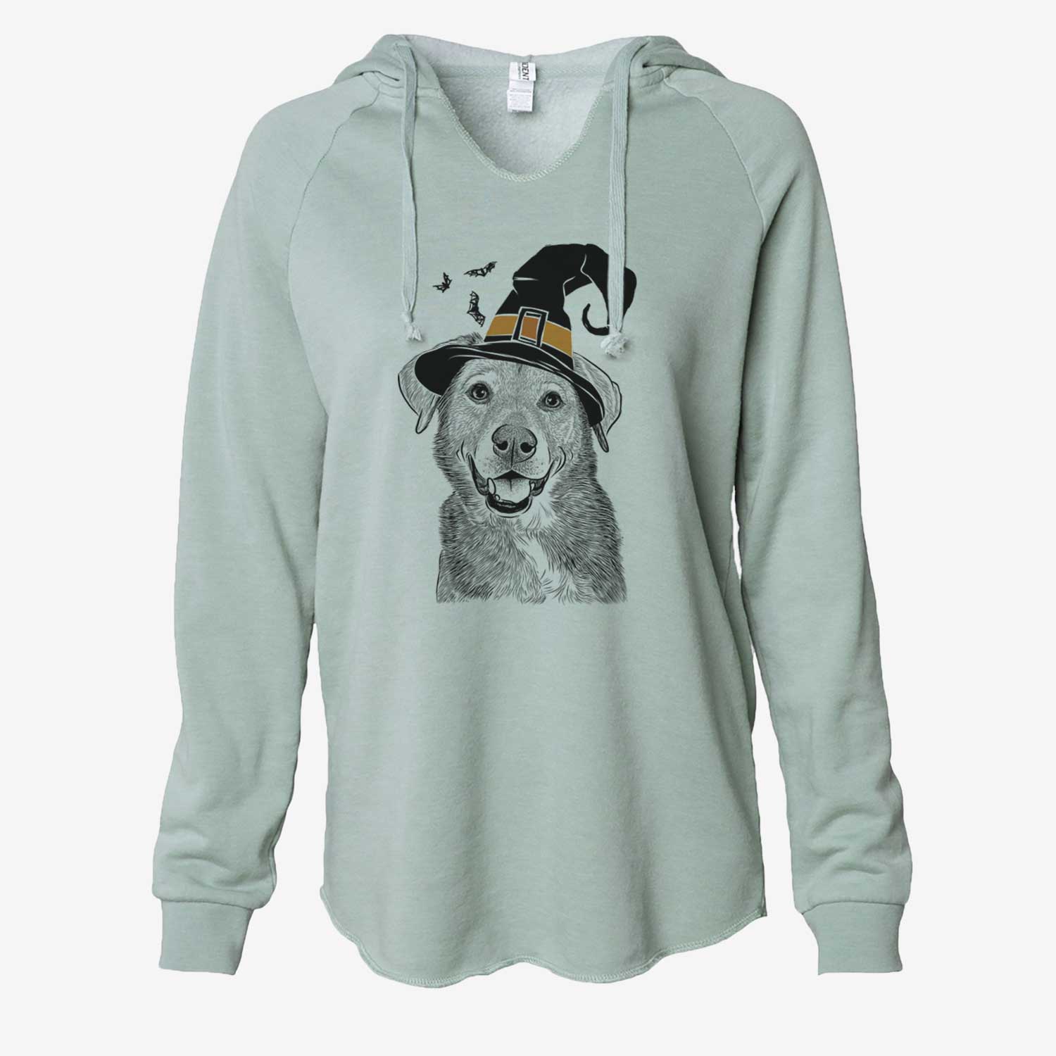 Witch Oliver the Mixed Breed - Cali Wave Hooded Sweatshirt