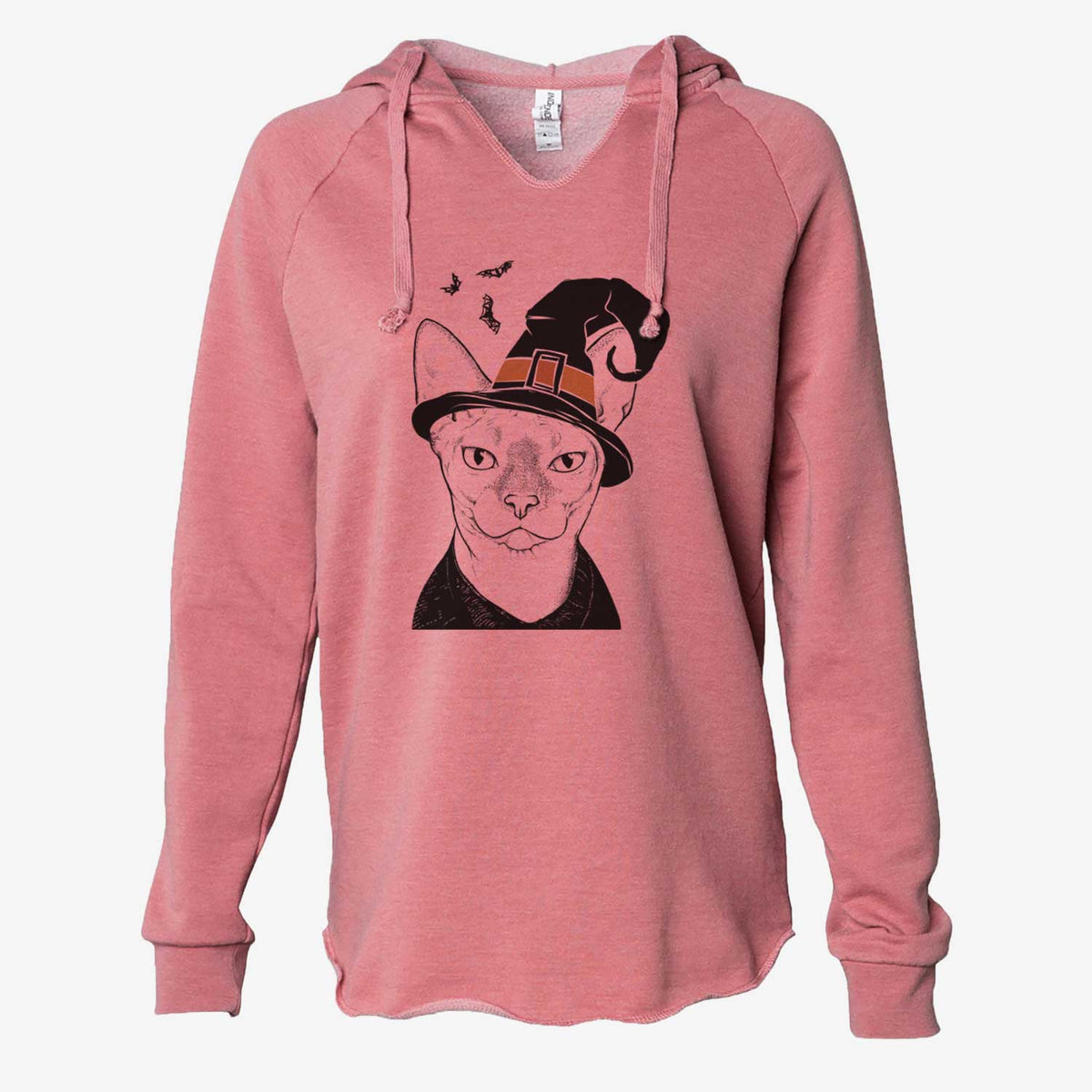 Witch Oliver Watson the Sphynx Cat - Cali Wave Hooded Sweatshirt