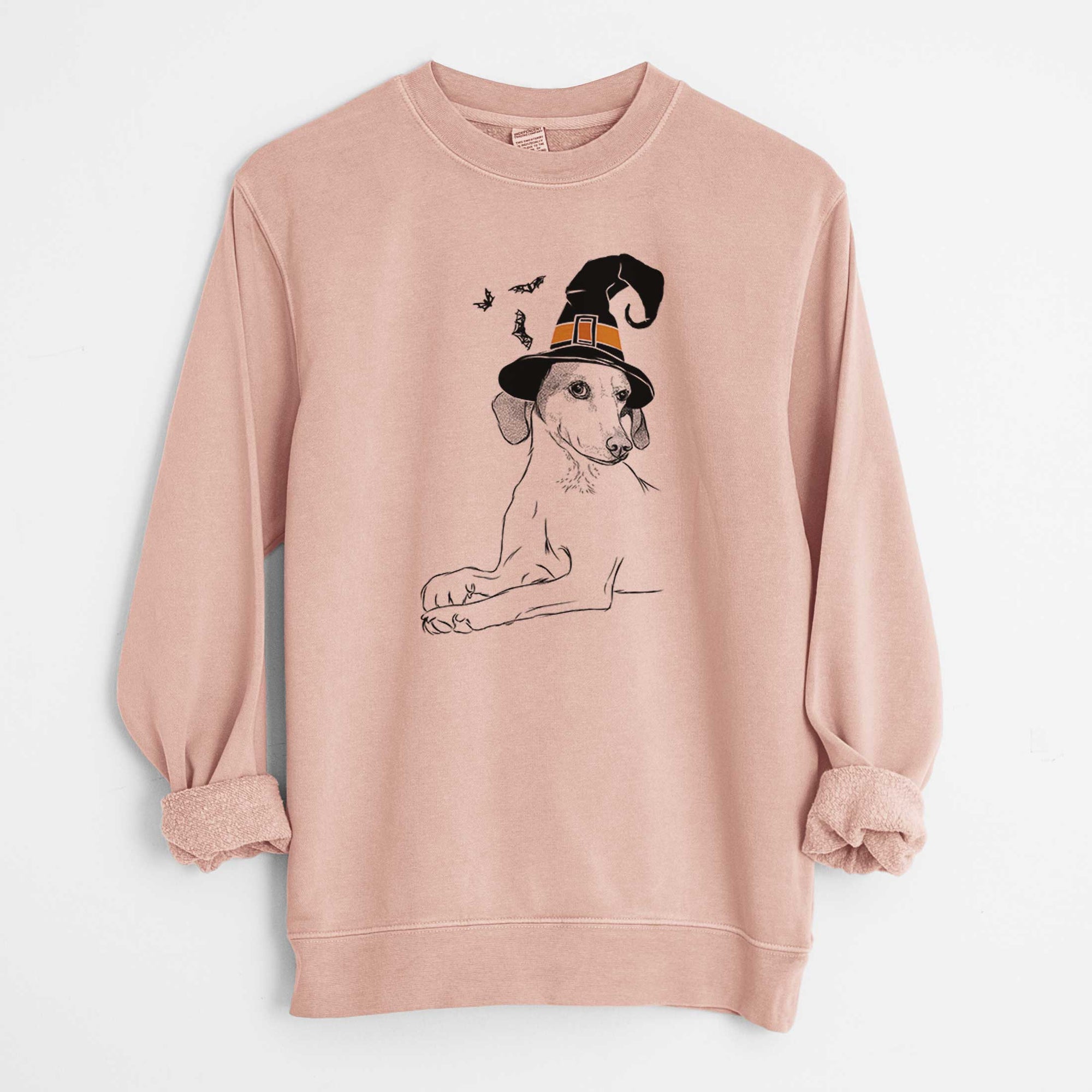 Witch Opie the Foxhound - Unisex Pigment Dyed Crew Sweatshirt