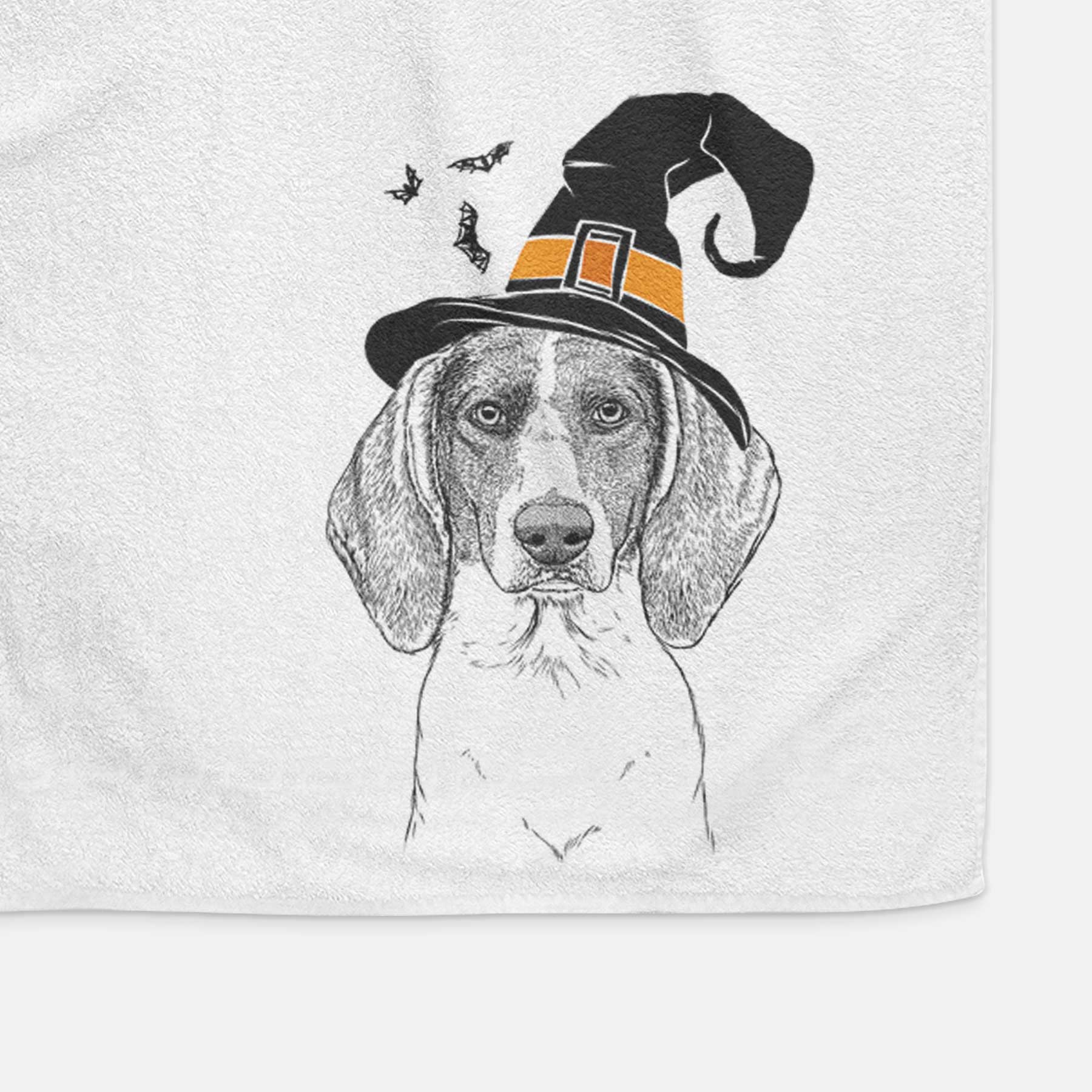 Orin the Treeing Walker Coonhound Decorative Hand Towel