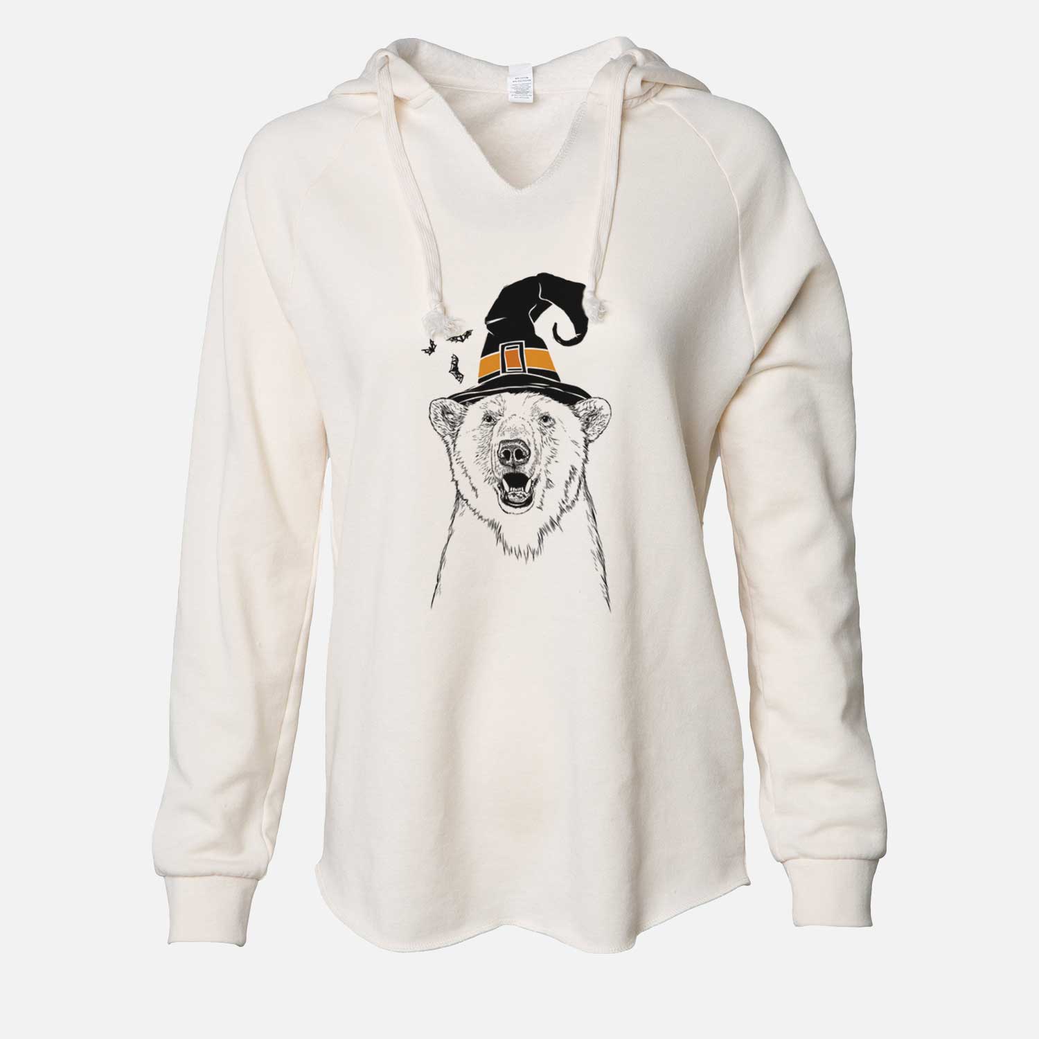 Witch Oslo the Polar Bear - Cali Wave Hooded Sweatshirt