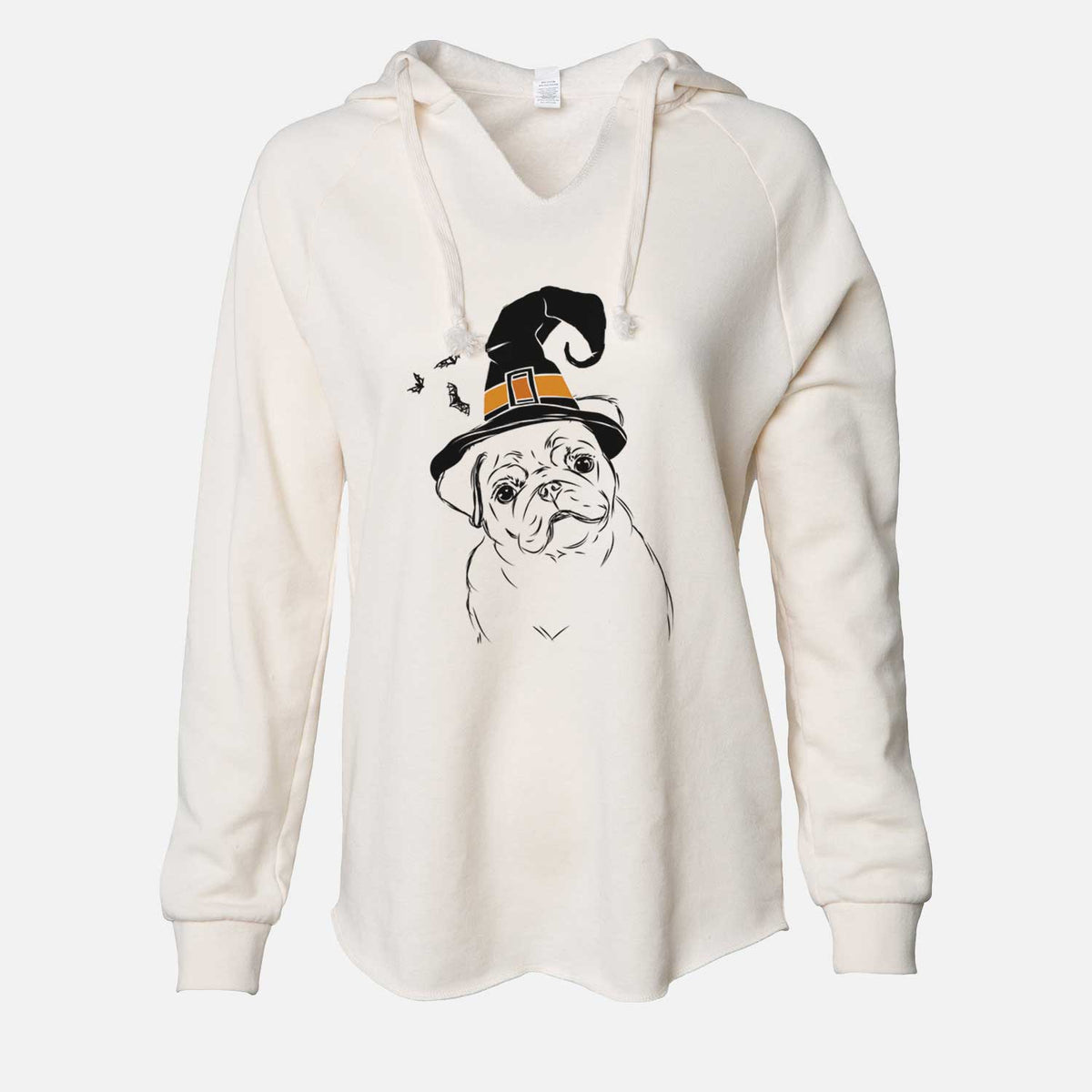Witch Otis the Pug - Cali Wave Hooded Sweatshirt