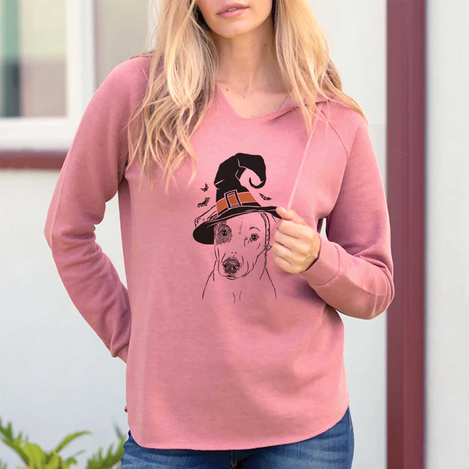 Witch P-Pie the Mixed Breed - Cali Wave Hooded Sweatshirt