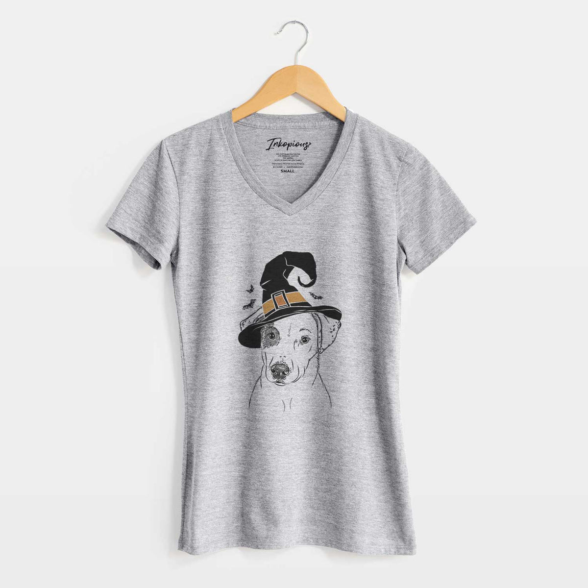 Witch P-Pie the Mixed Breed - Women's V-neck Shirt