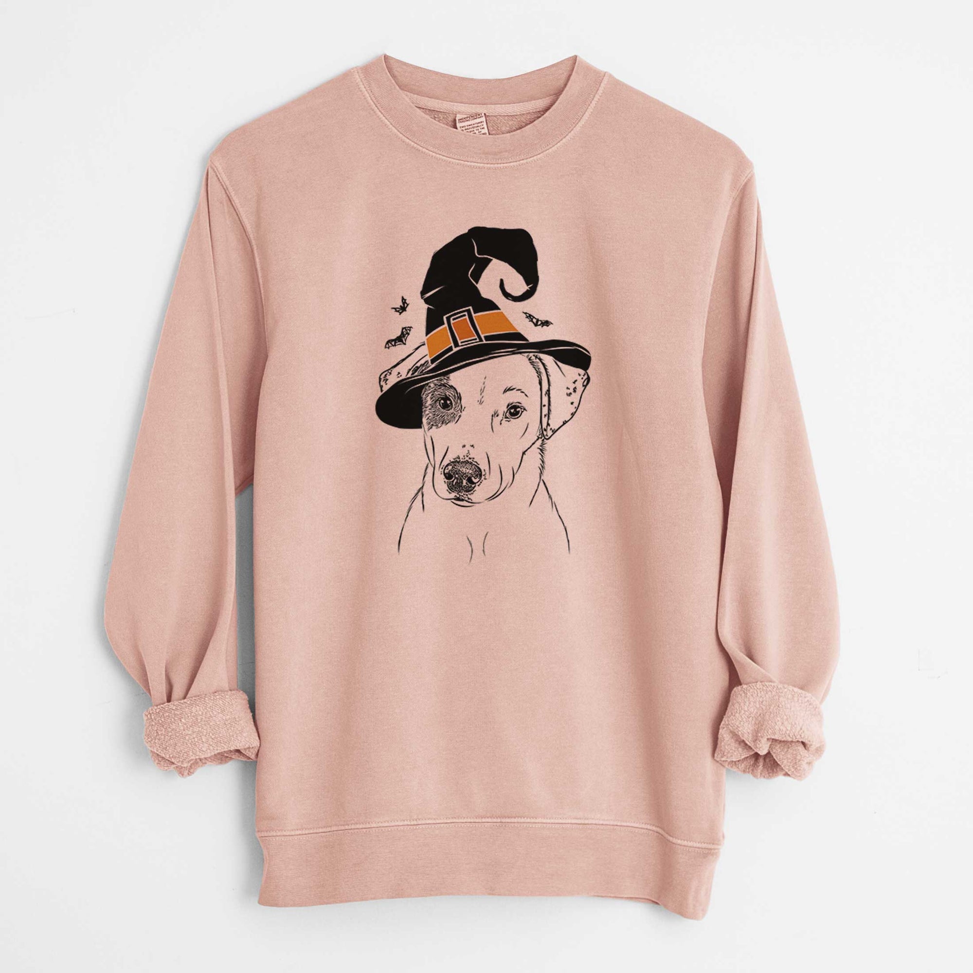 Witch P Pie the Mixed Breed - Unisex Pigment Dyed Crew Sweatshirt