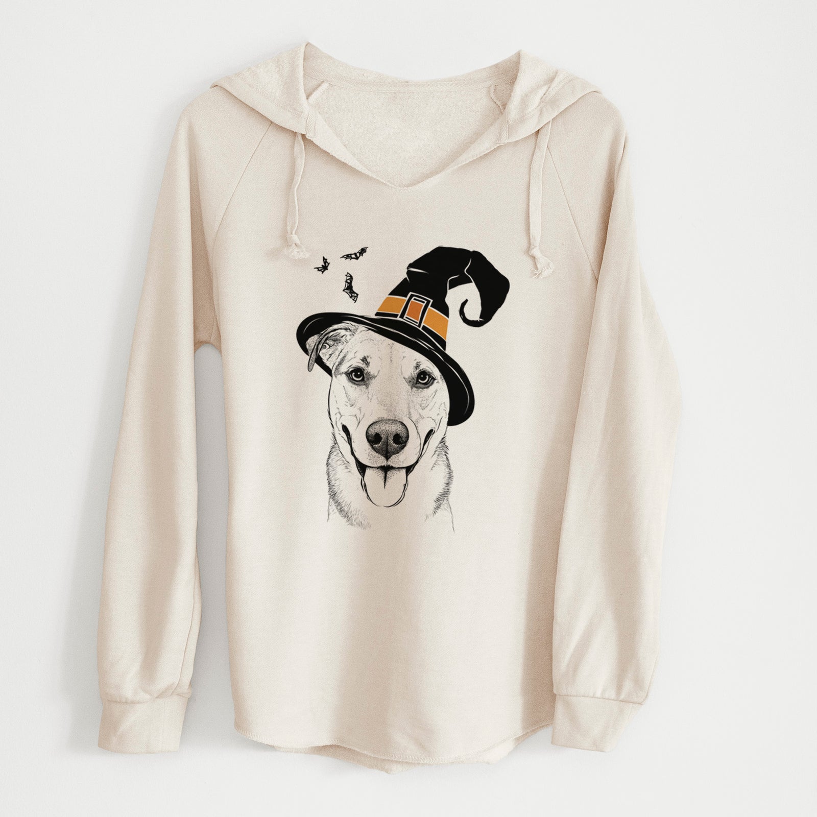 Witch Padre the Pitbull Mix - Cali Wave Hooded Sweatshirt