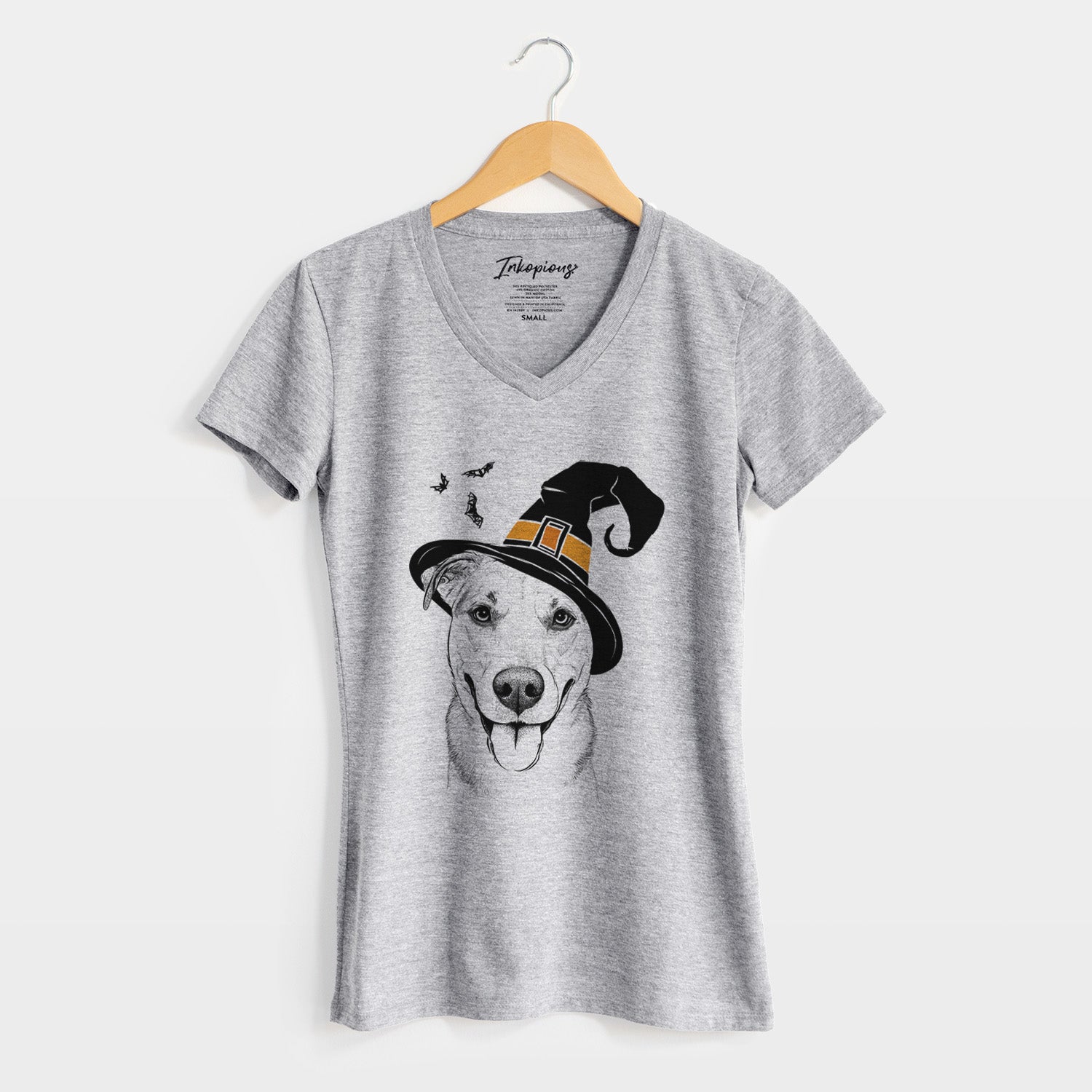 Witch Padre the Pitbull Mix - Women's Perfect V-neck Shirt