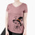 Witch Padre the Pitbull Mix - Women's Perfect V-neck Shirt