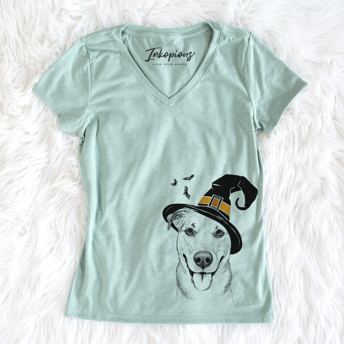 Witch Padre the Pitbull Mix - Women&#39;s Perfect V-neck Shirt