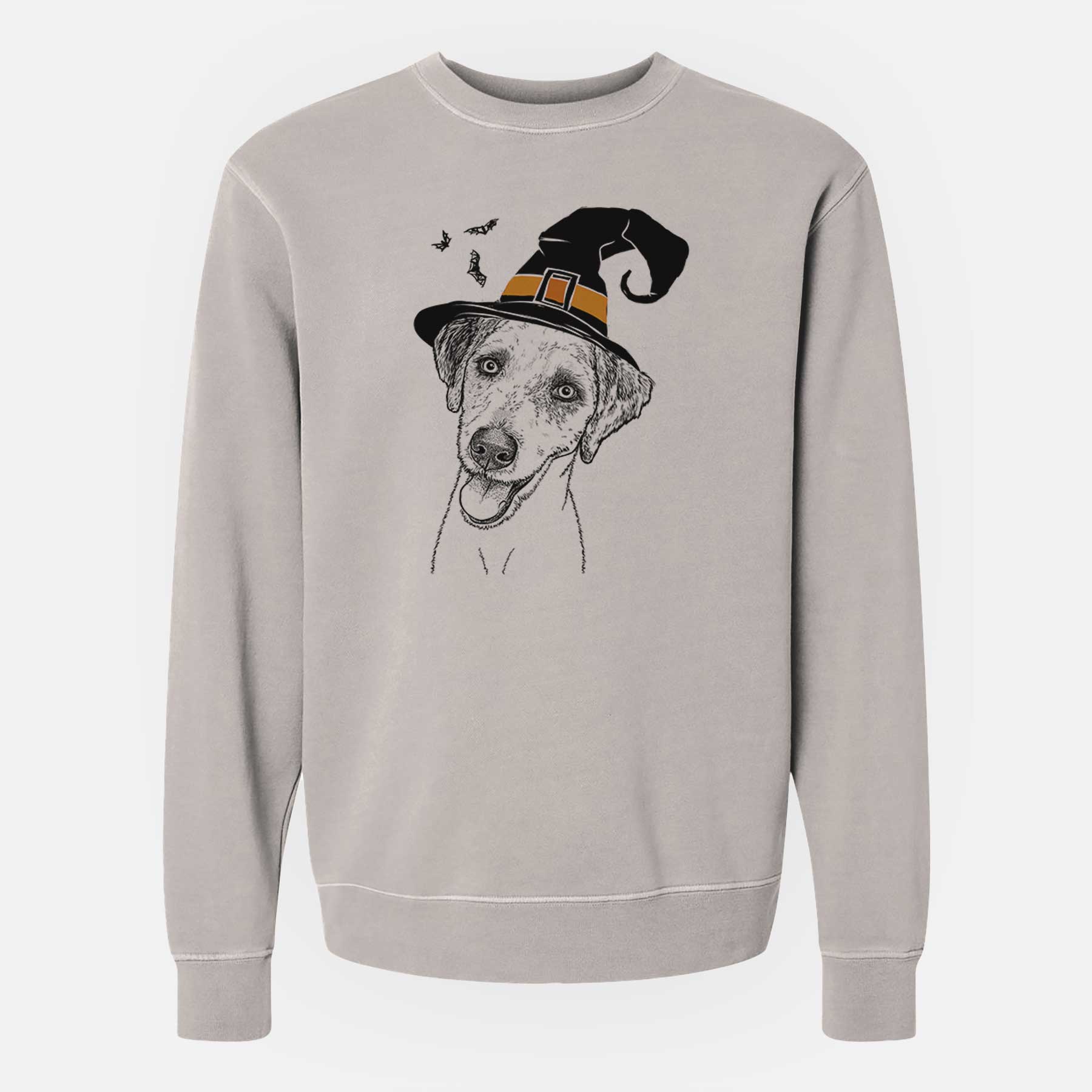 Witch Palm Palm the Aussiedoodle - Unisex Pigment Dyed Crew Sweatshirt