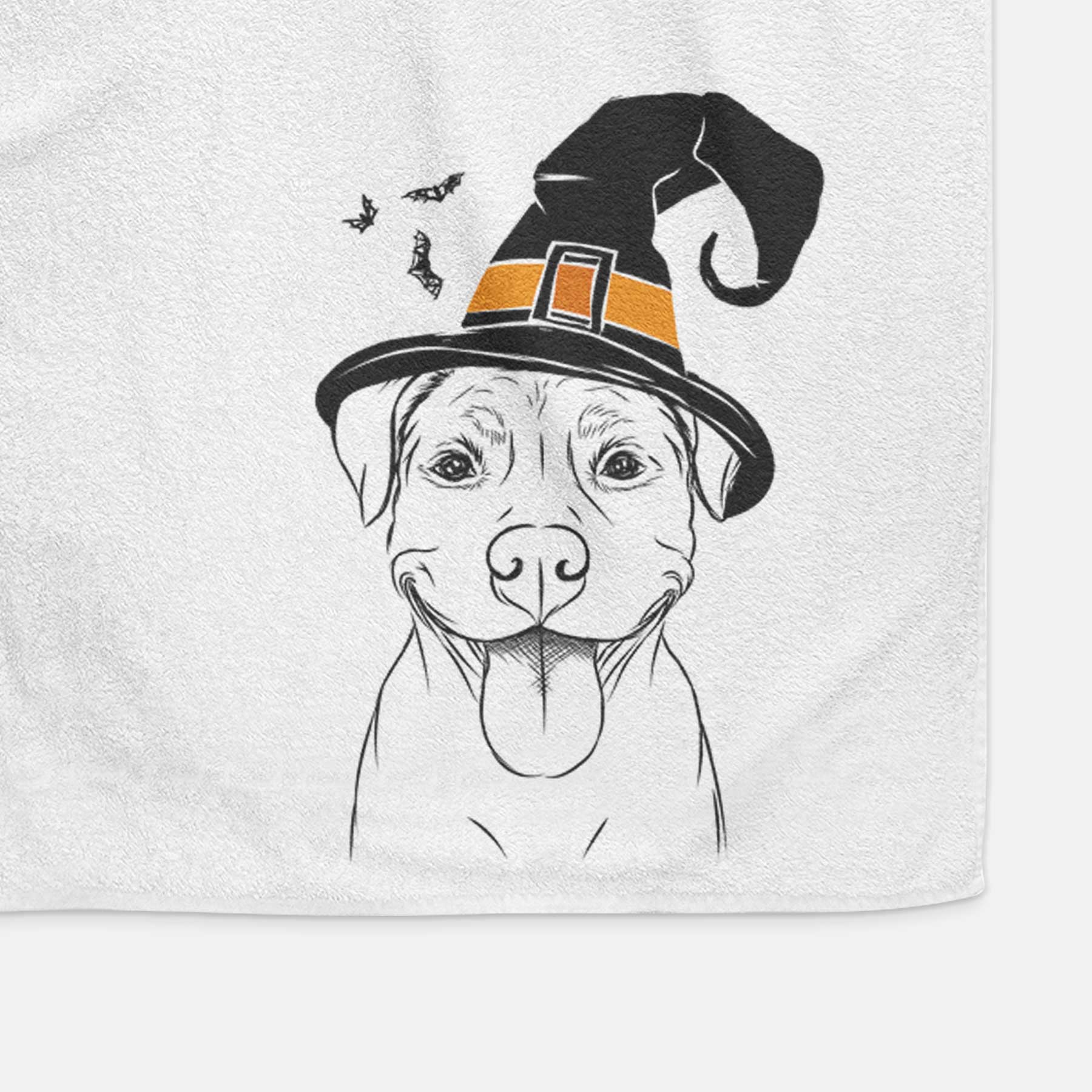 Parker the Pitbull Decorative Hand Towel