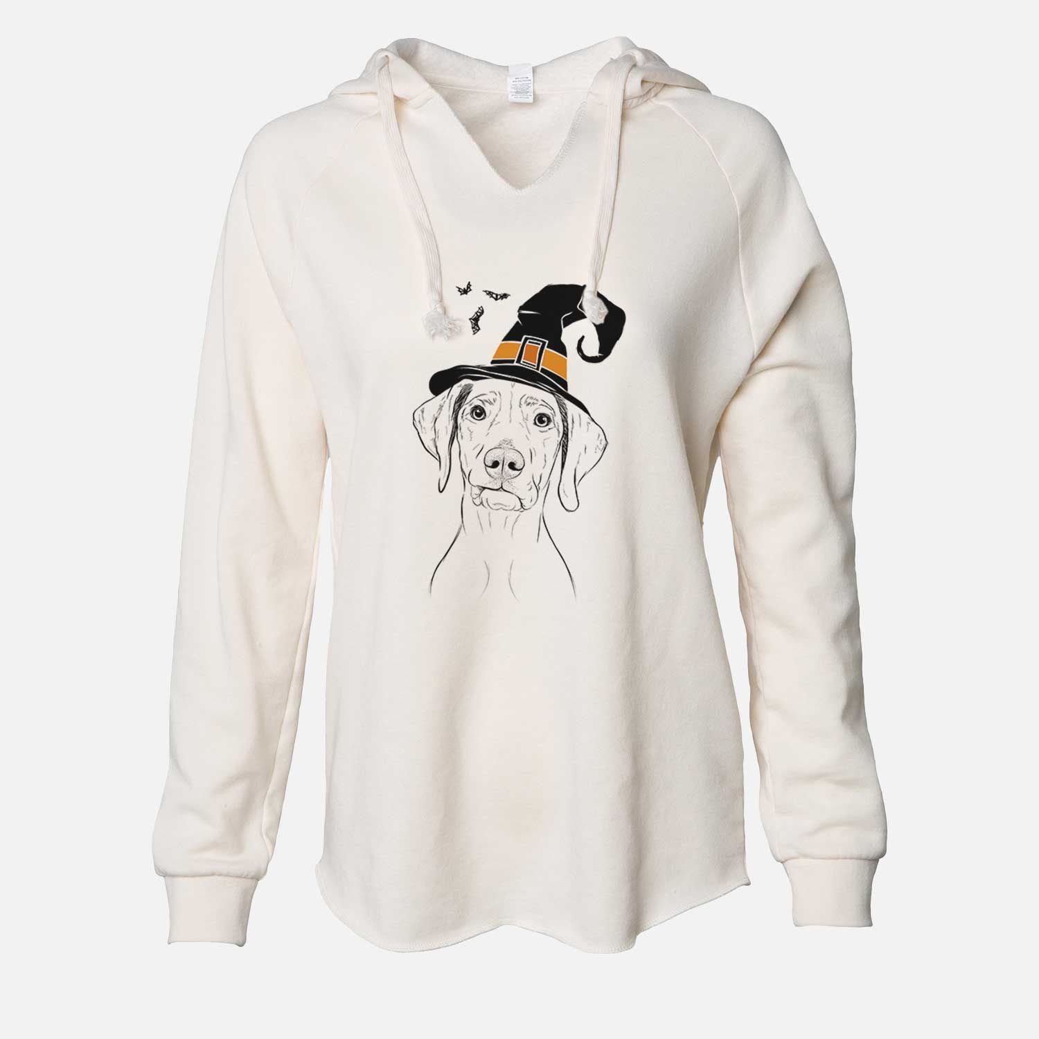 Witch Pawley the Vizsla - Cali Wave Hooded Sweatshirt