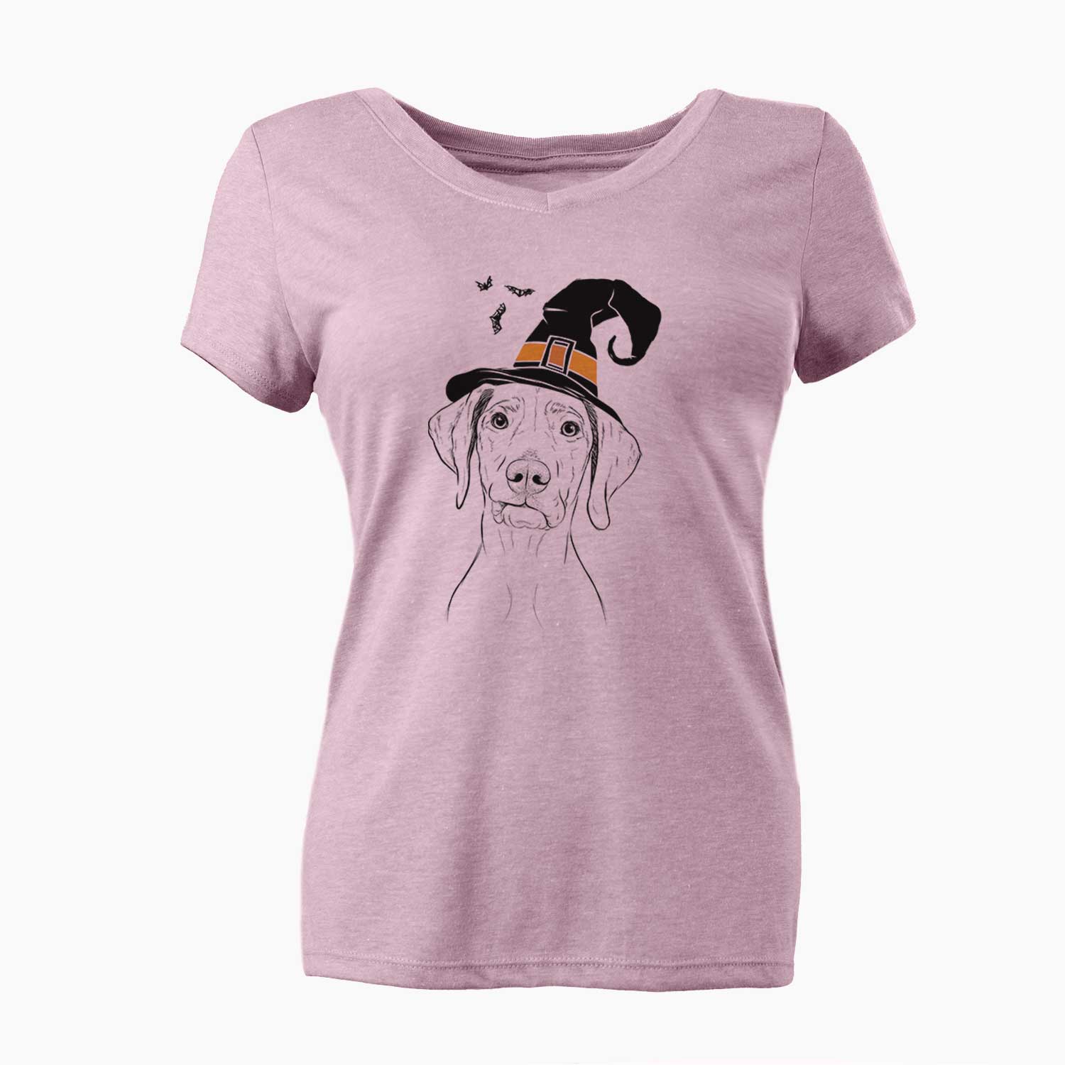 Witch Pawley the Vizsla - Women's V-neck Shirt