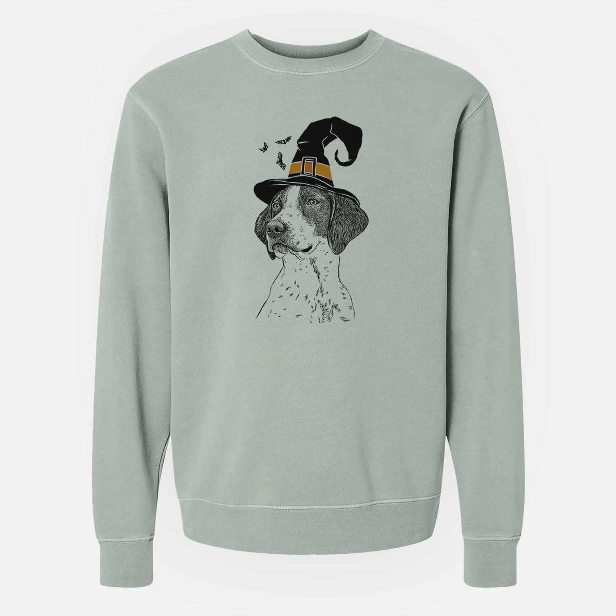 Witch Payton the Mixed Breed - Unisex Pigment Dyed Crew Sweatshirt