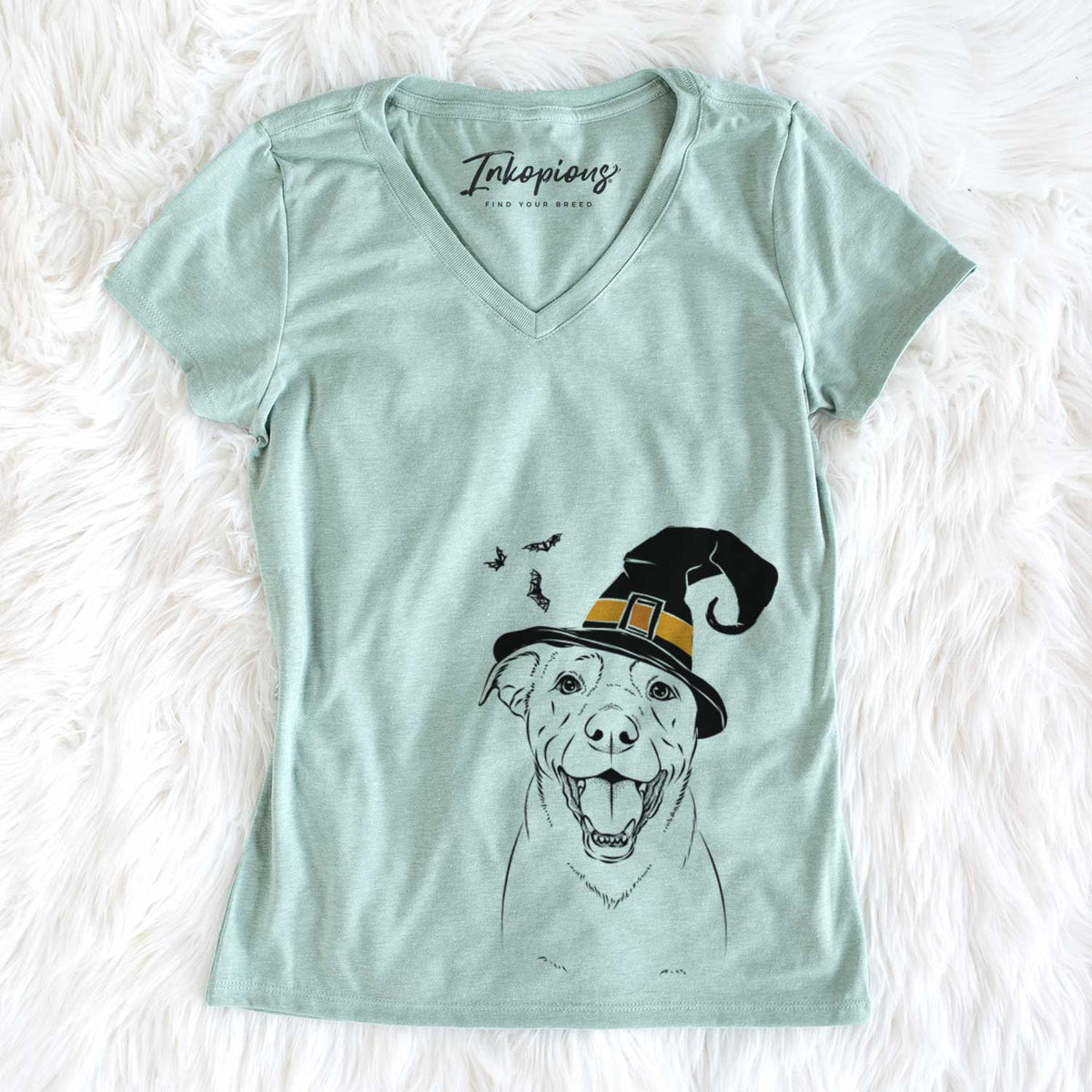 Witch Pele the Lab Mix - Women&#39;s V-neck Shirt