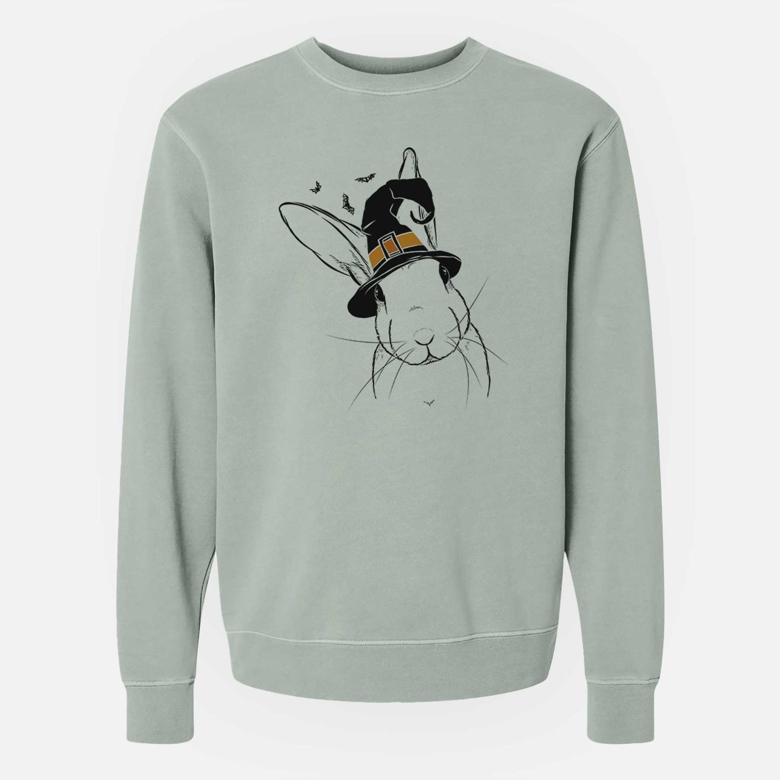 Witch Penny the Belgian Hare - Unisex Pigment Dyed Crew Sweatshirt