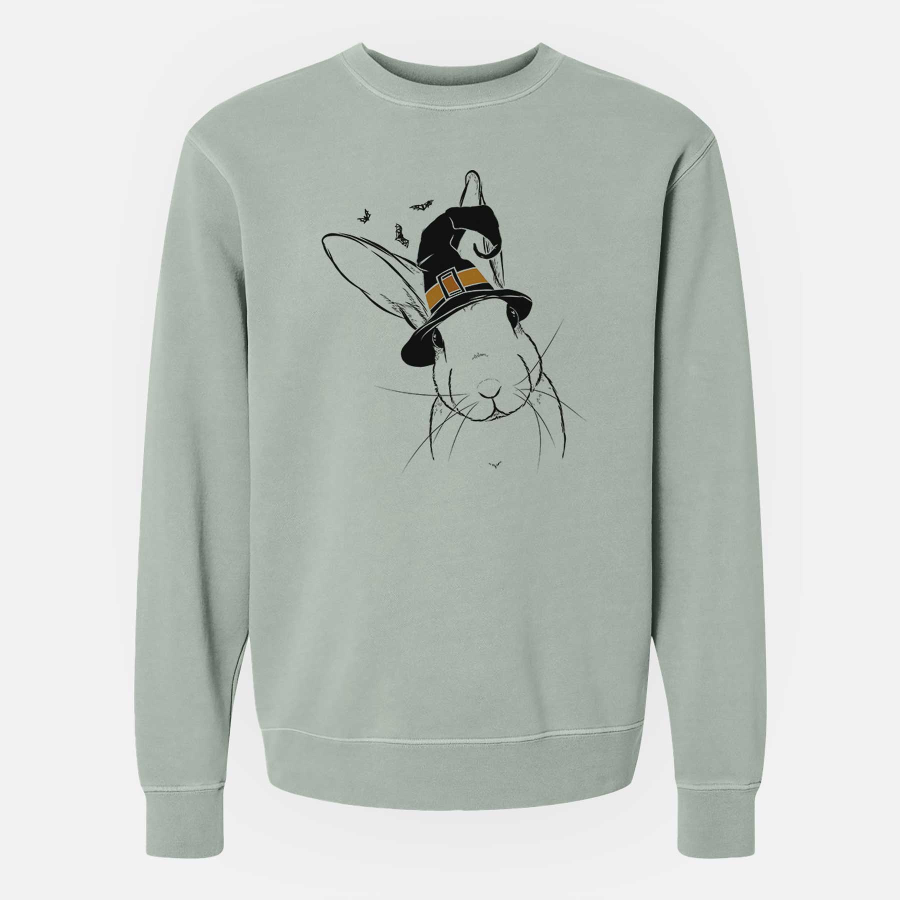 Witch Penny the Belgian Hare - Unisex Pigment Dyed Crew Sweatshirt