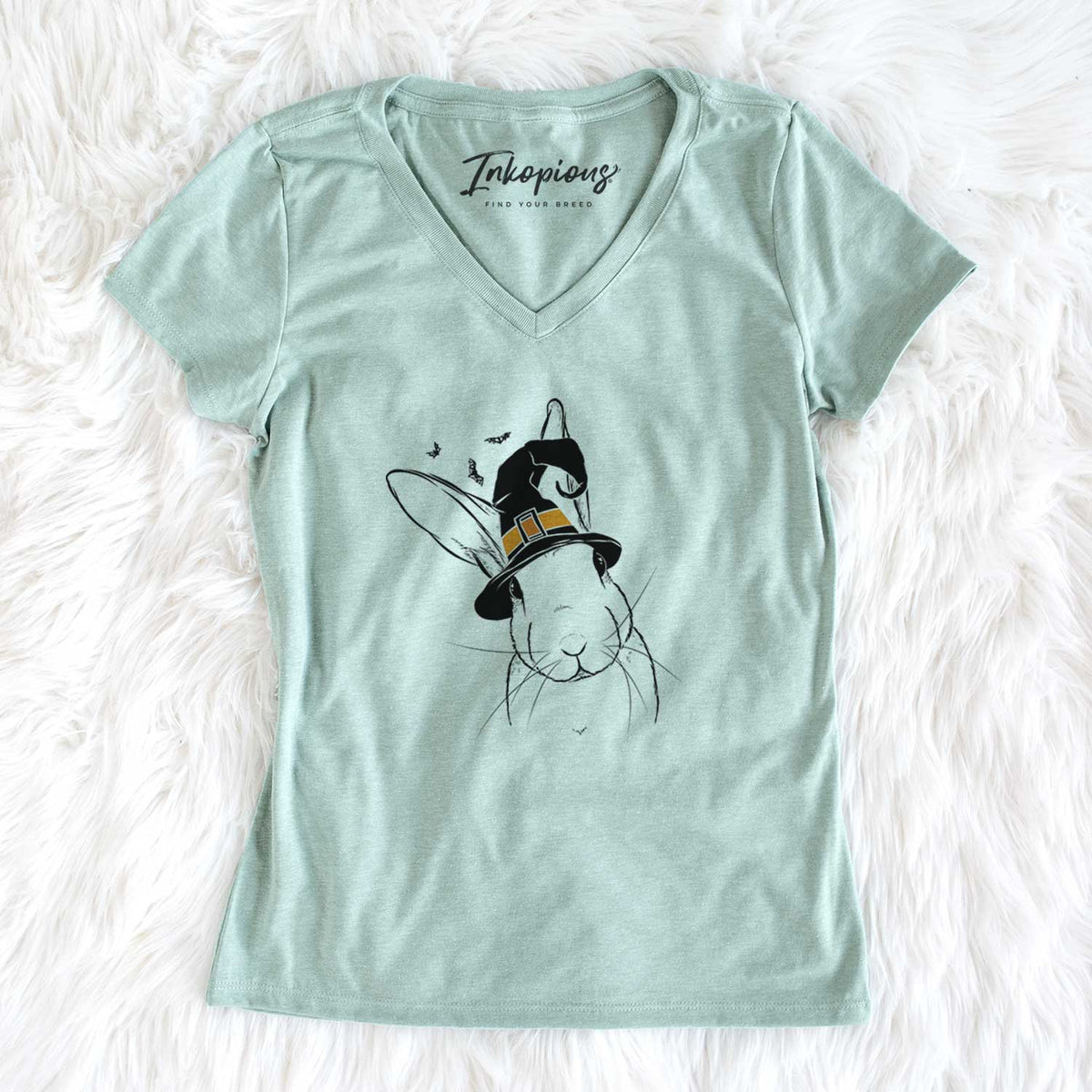 Witch Penny the Belgian Hare - Women's V-neck Shirt